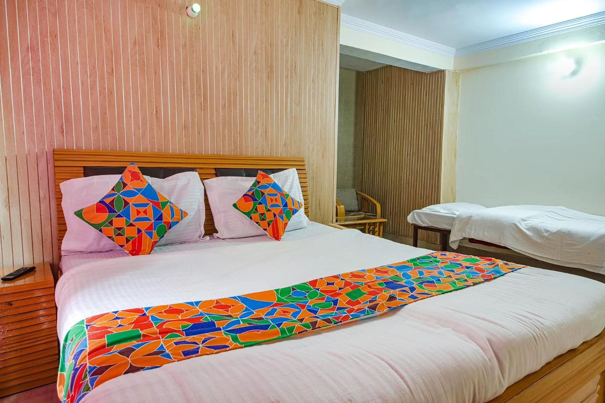 Bed in FabHotel Sapphire