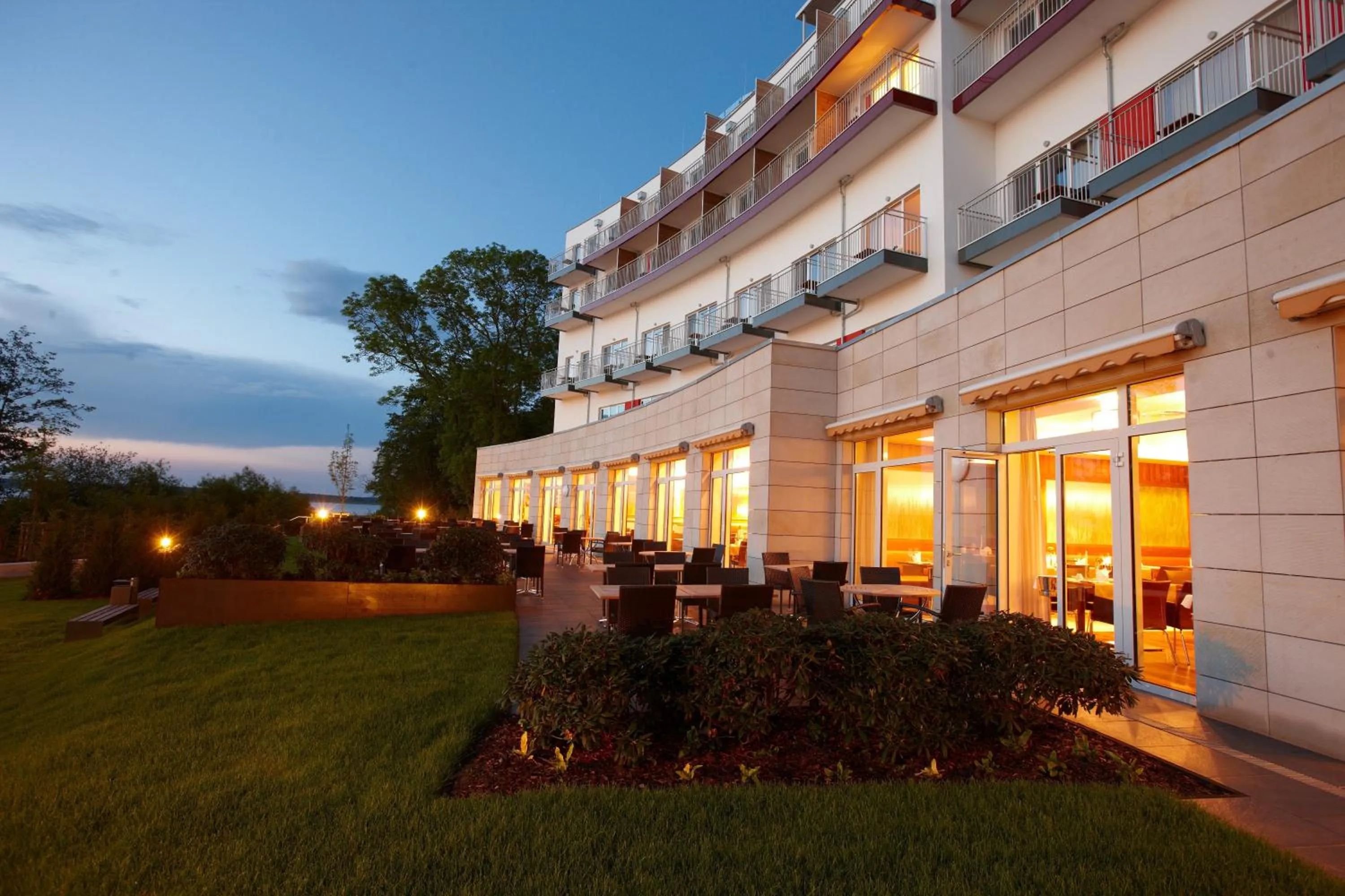 Facade/entrance in Seehotel Fleesensee