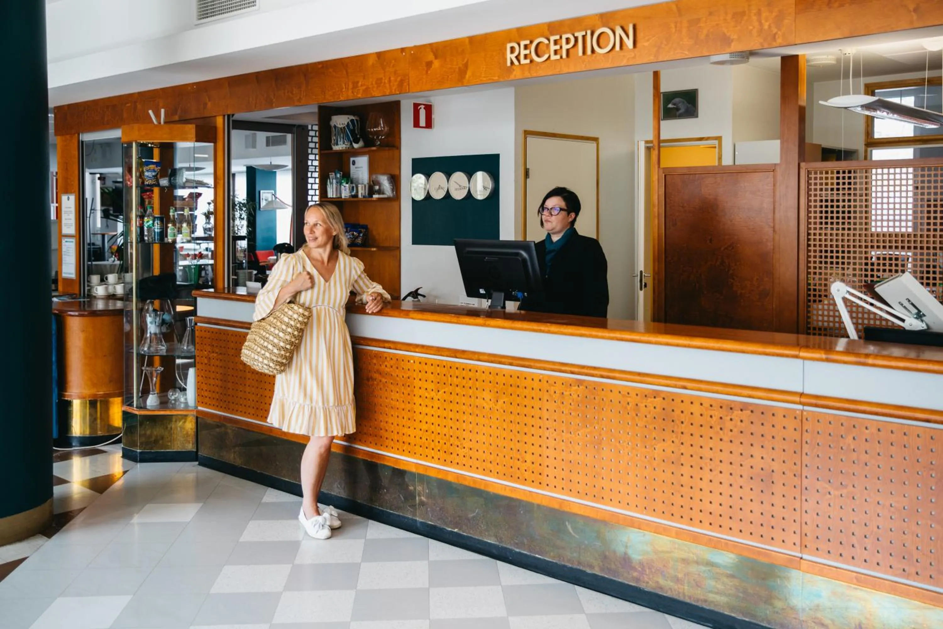 Lobby or reception in Hotel Kiljava
