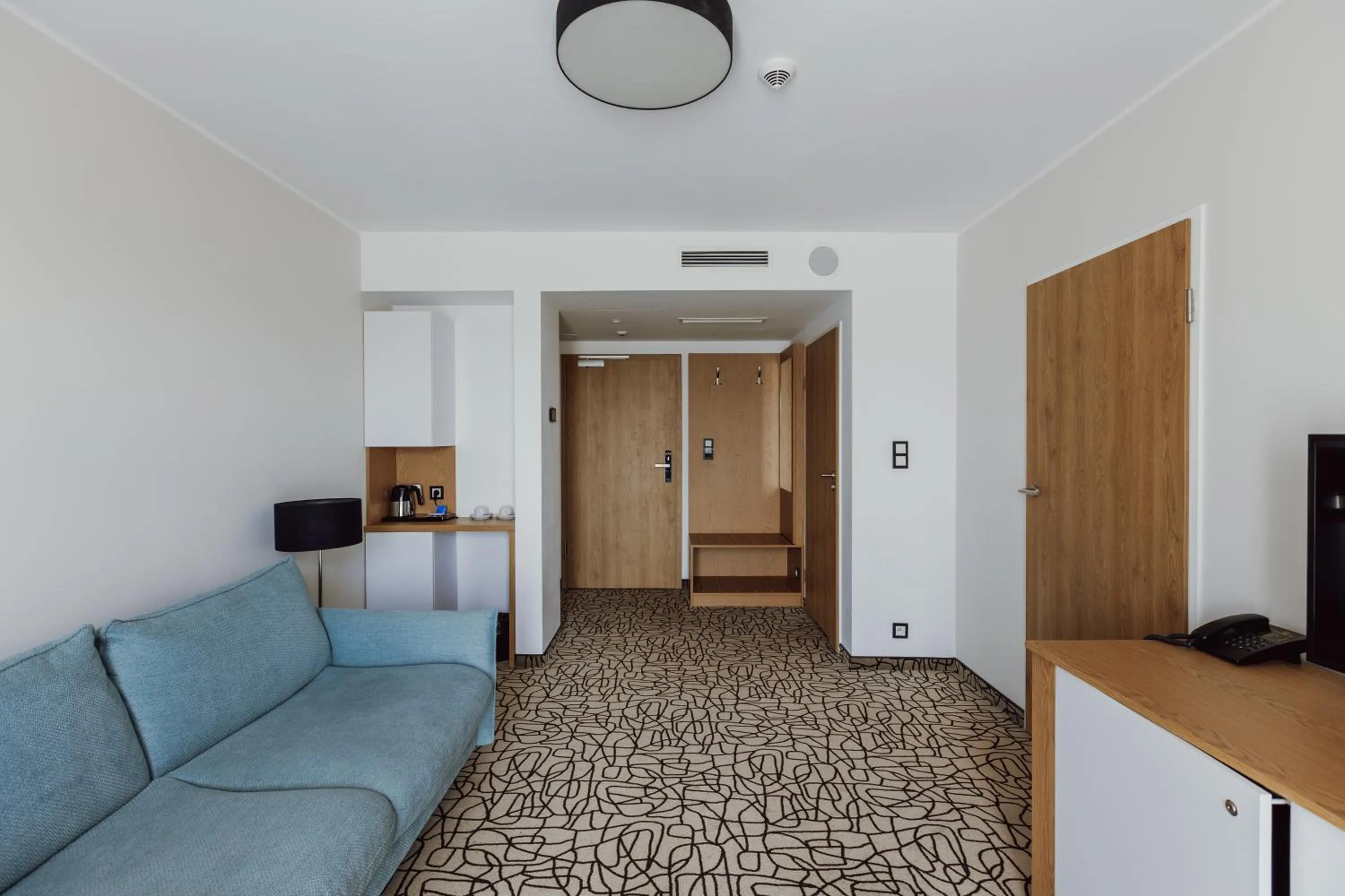 Kitchen or kitchenette in Aparthotel Termy Uniejów