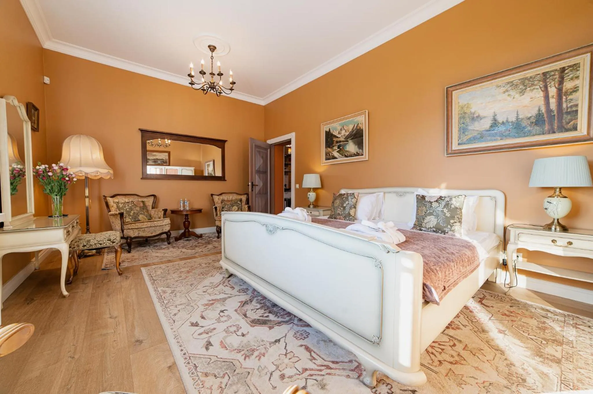 Bed in Boutique Hotel Virkas muiža