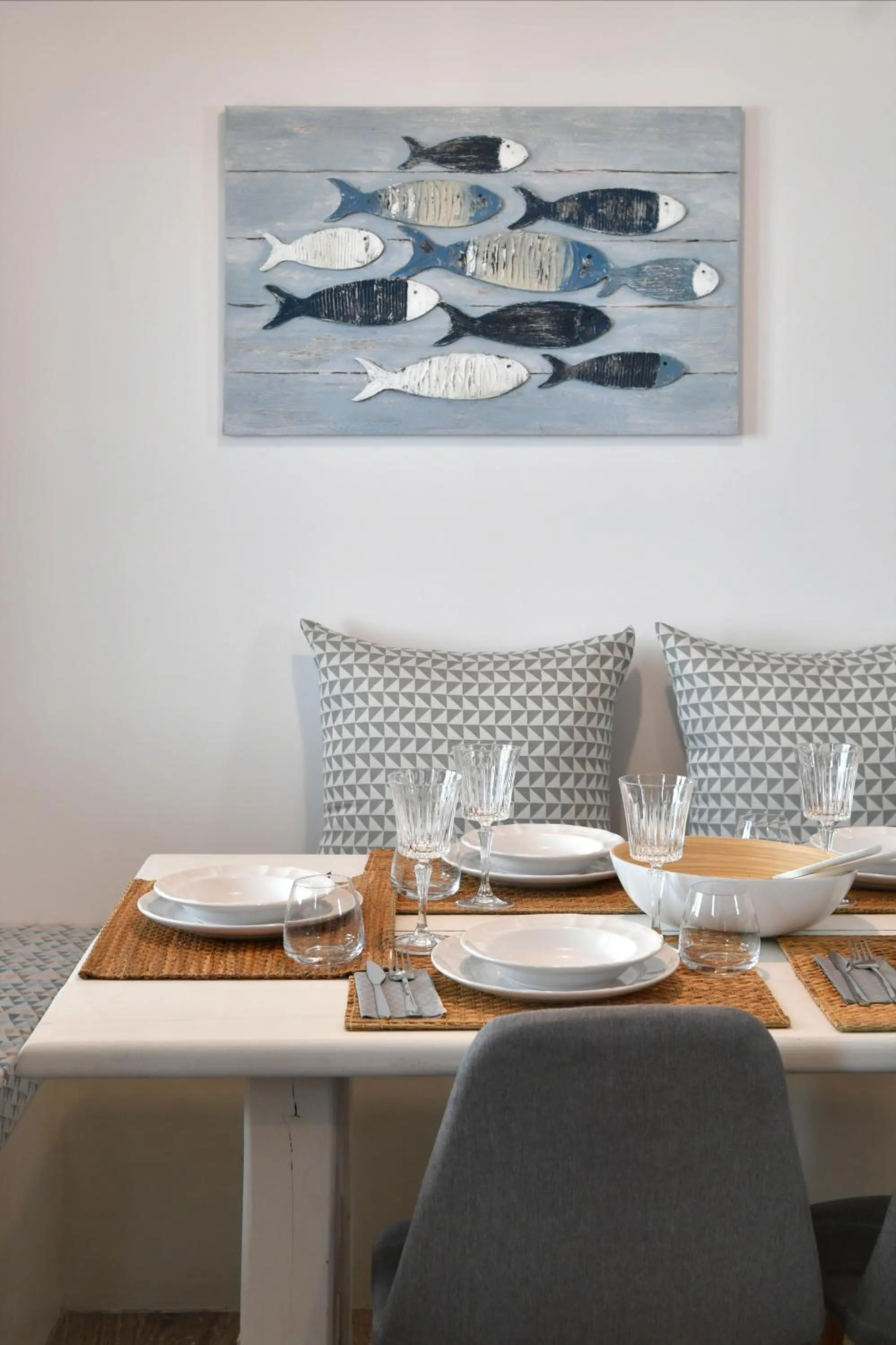 Dining area in Ammos Luxury Rooms & Home