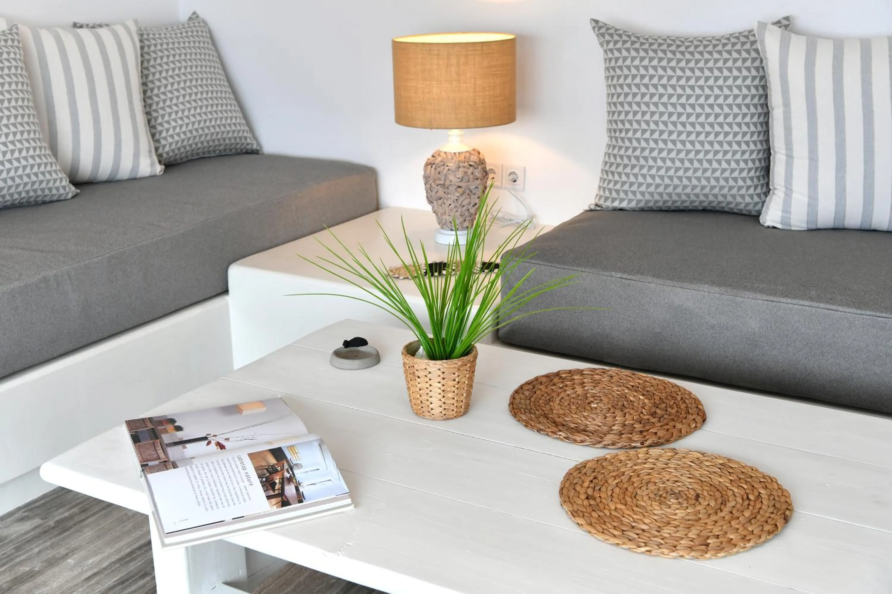 Living room in Ammos Luxury Rooms & Home