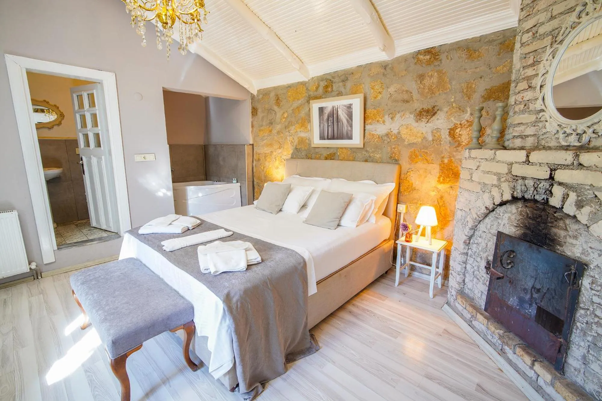 Bed in Ağva Acquaverde Otel