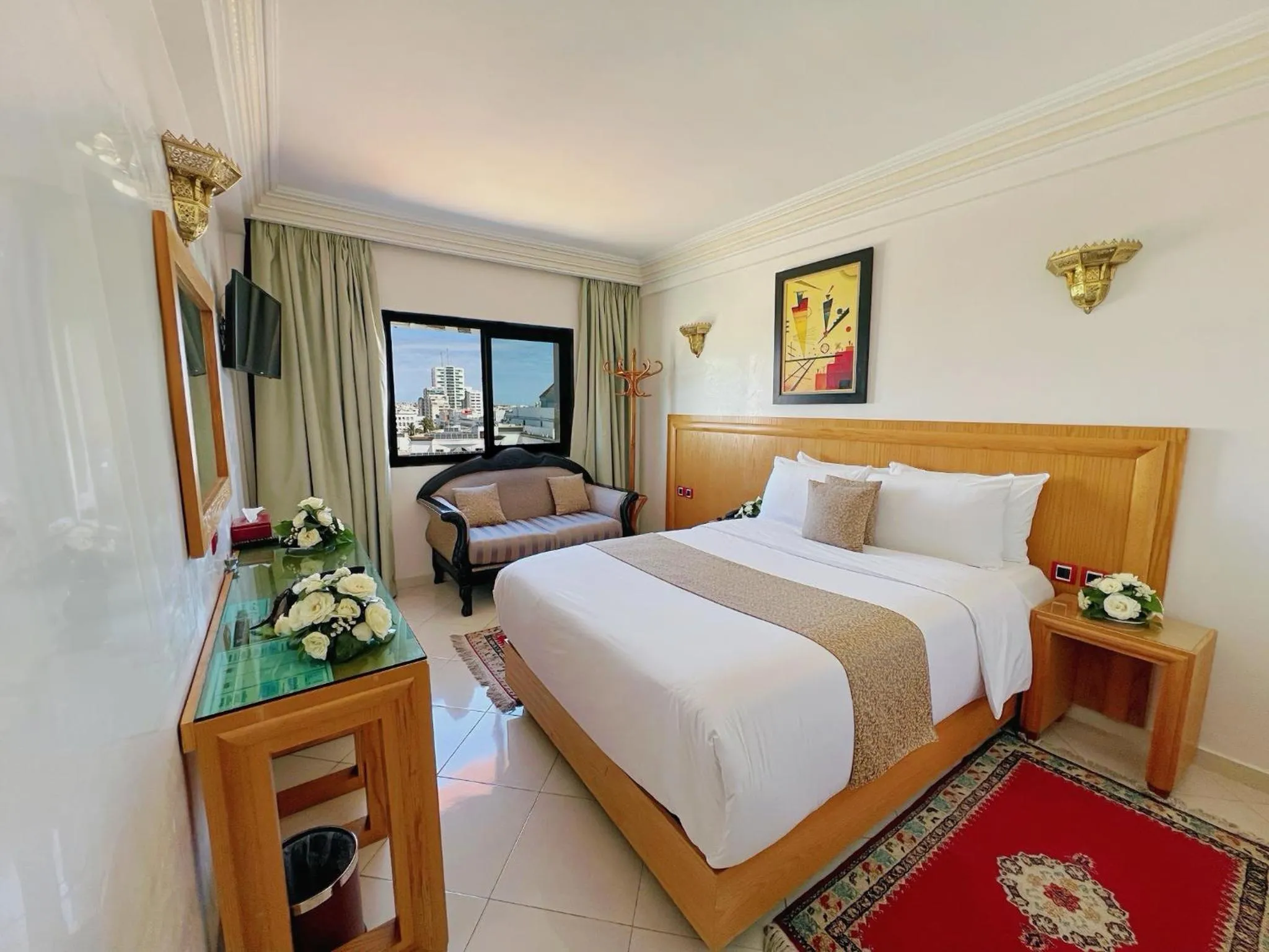 Bed in Majliss Hotel Downtown