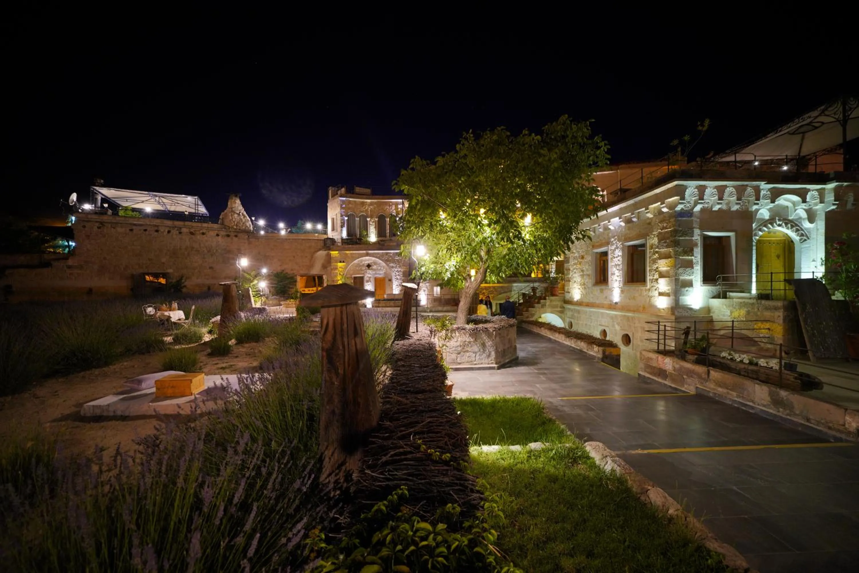 Property building in Design Cave Hotel