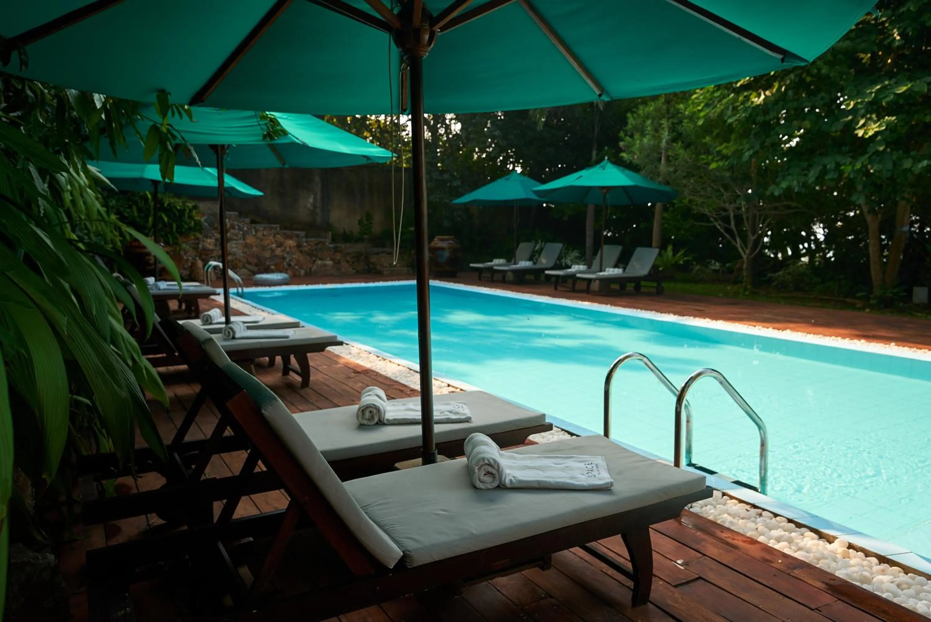 Swimming pool in Villa SPACE