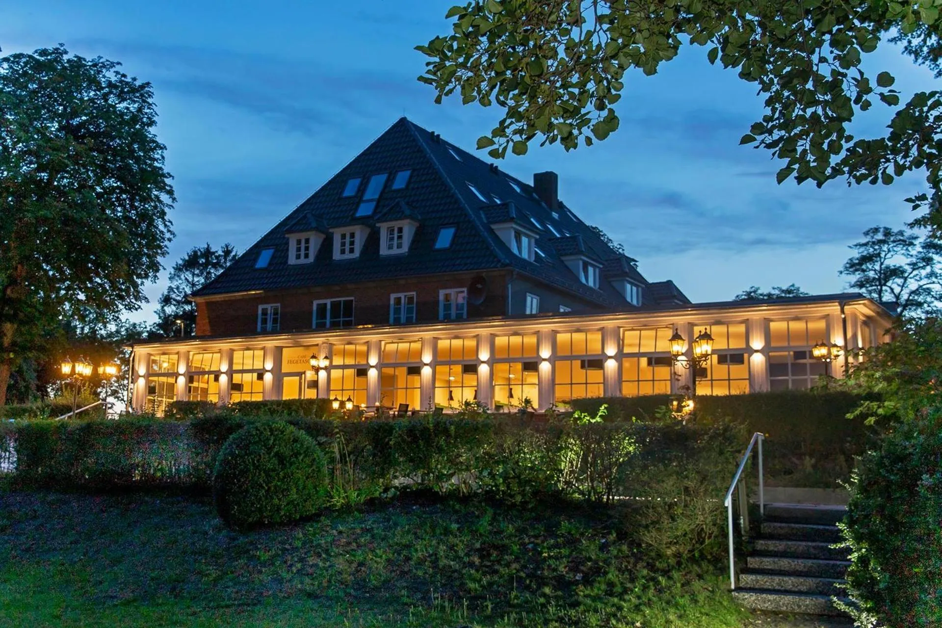 Patio in Lake House Plön