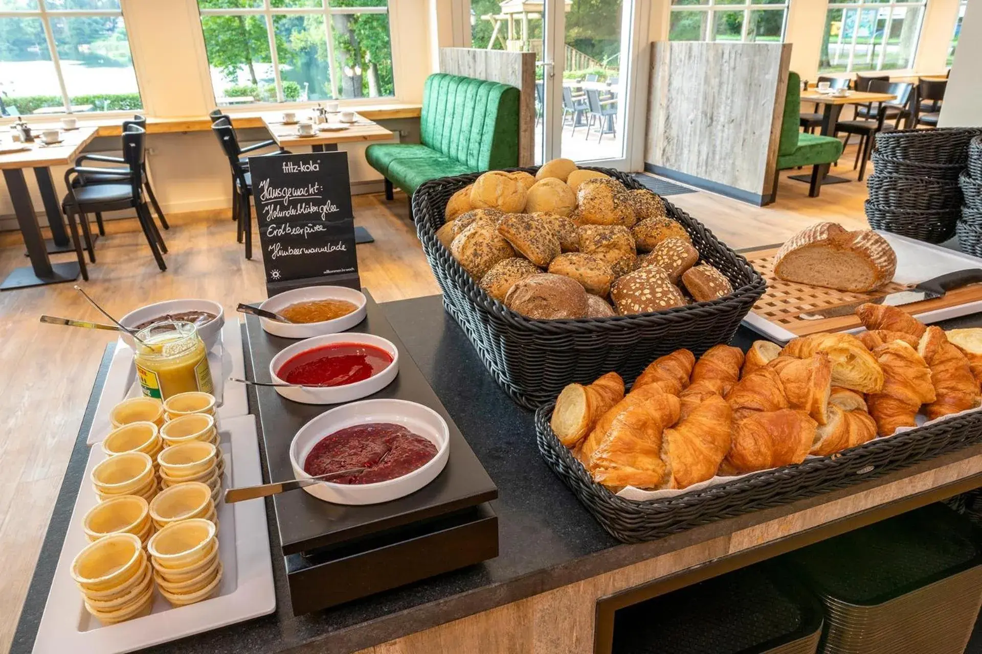 Buffet breakfast in Lake House Plön Buffet breakfast in Lake House Plön