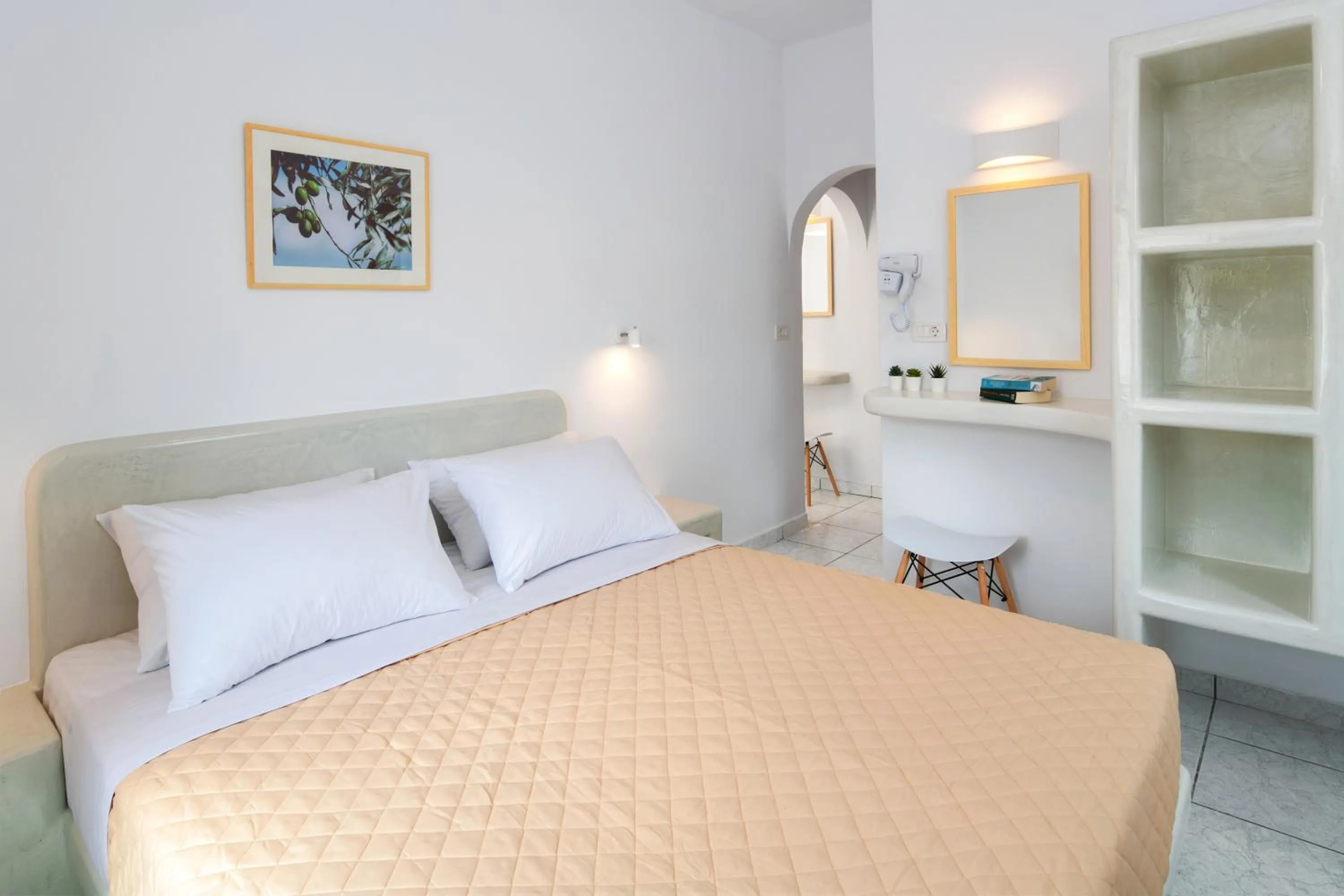 Bed in Olive Tree Suites