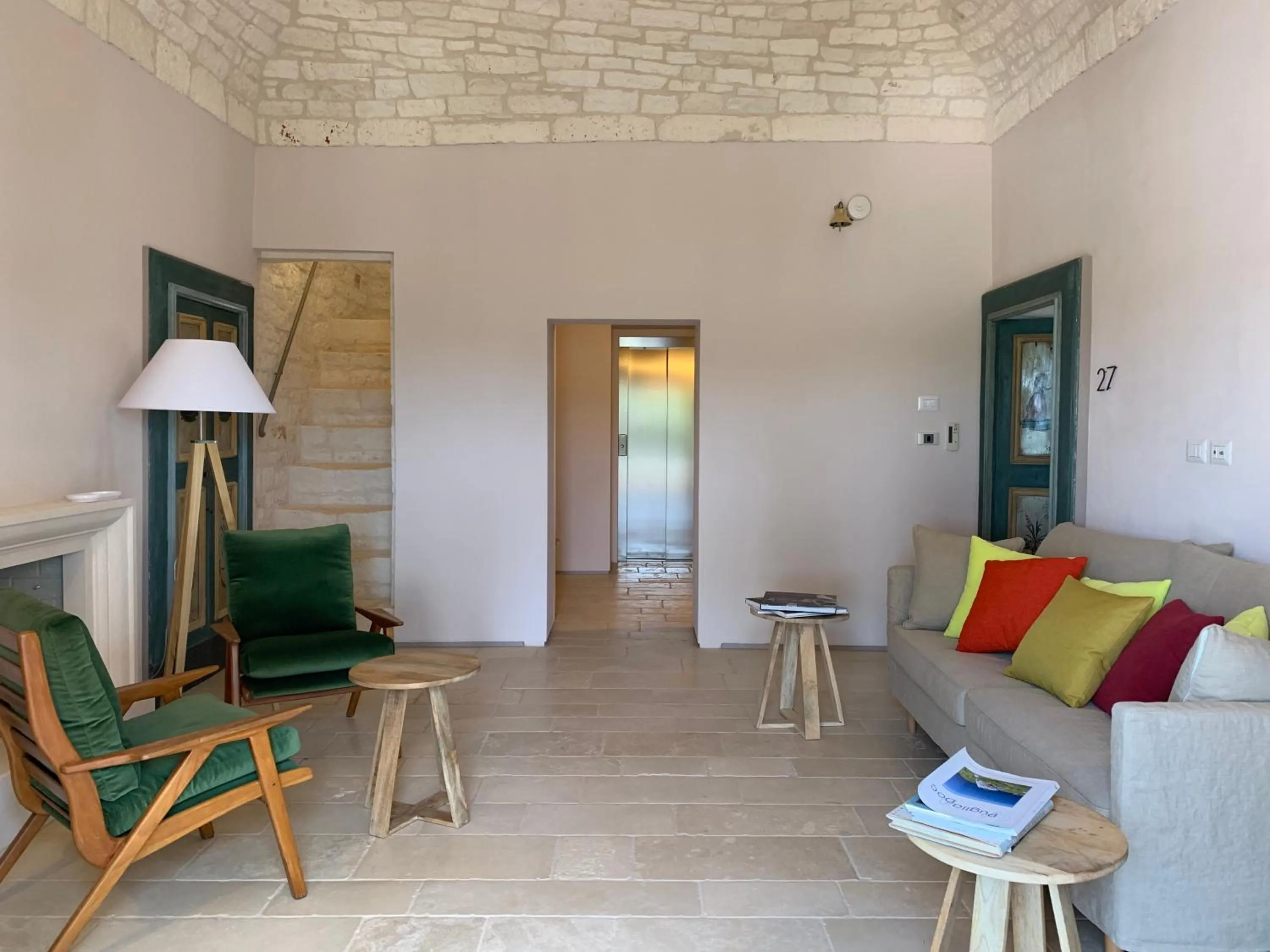 Living room in Masseria Grofoleo