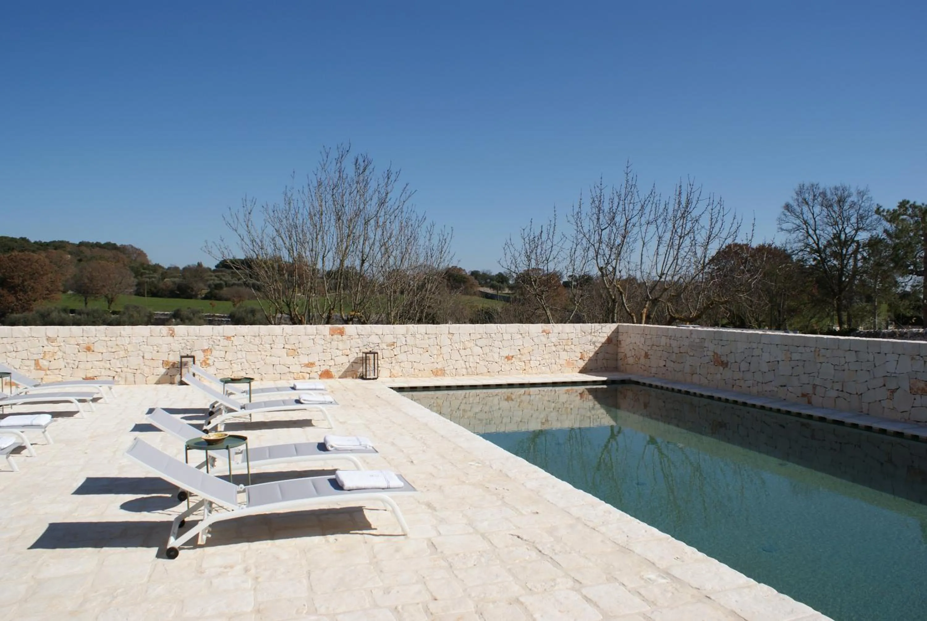 Garden view in Masseria Grofoleo
