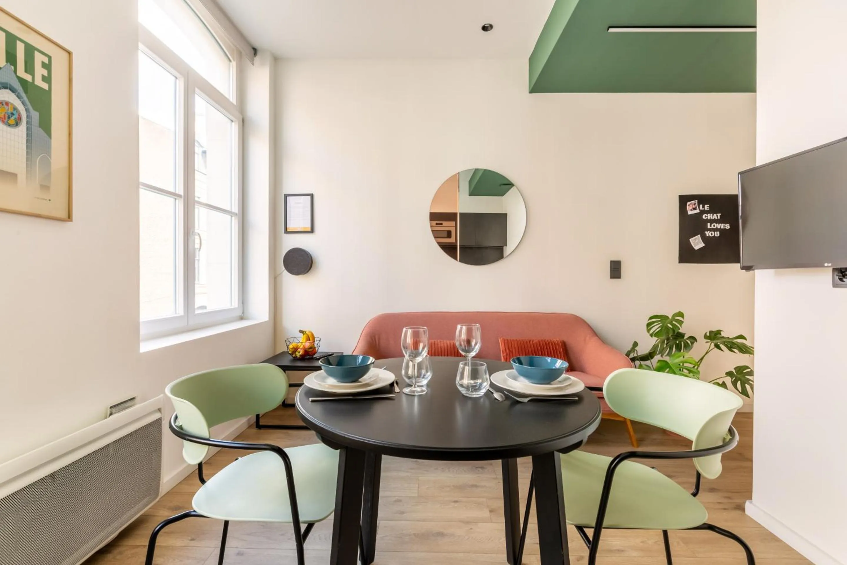 Living room in Le Chat Qui Dort - Vieux Lille II