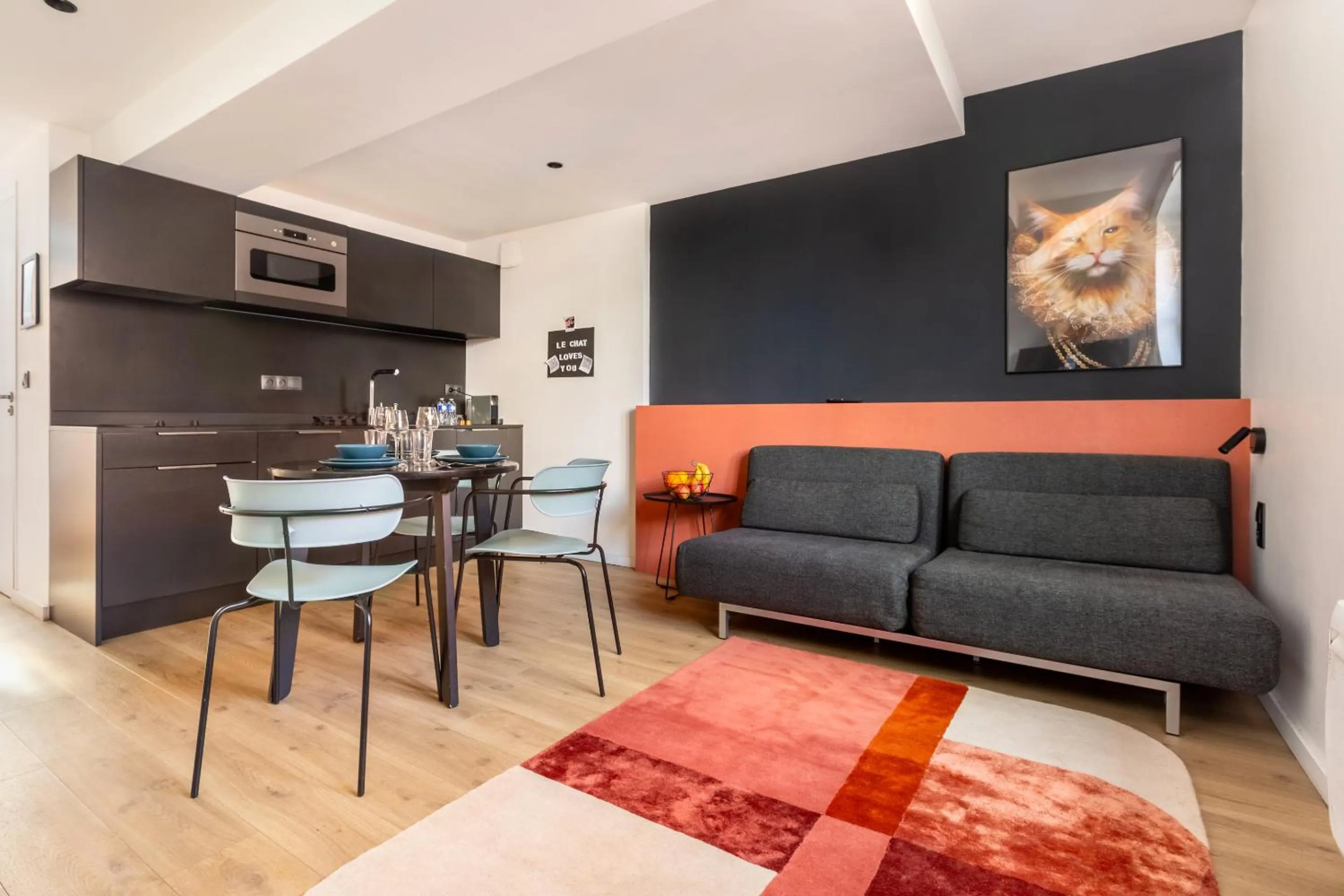 Living room in Le Chat Qui Dort - Vieux Lille II