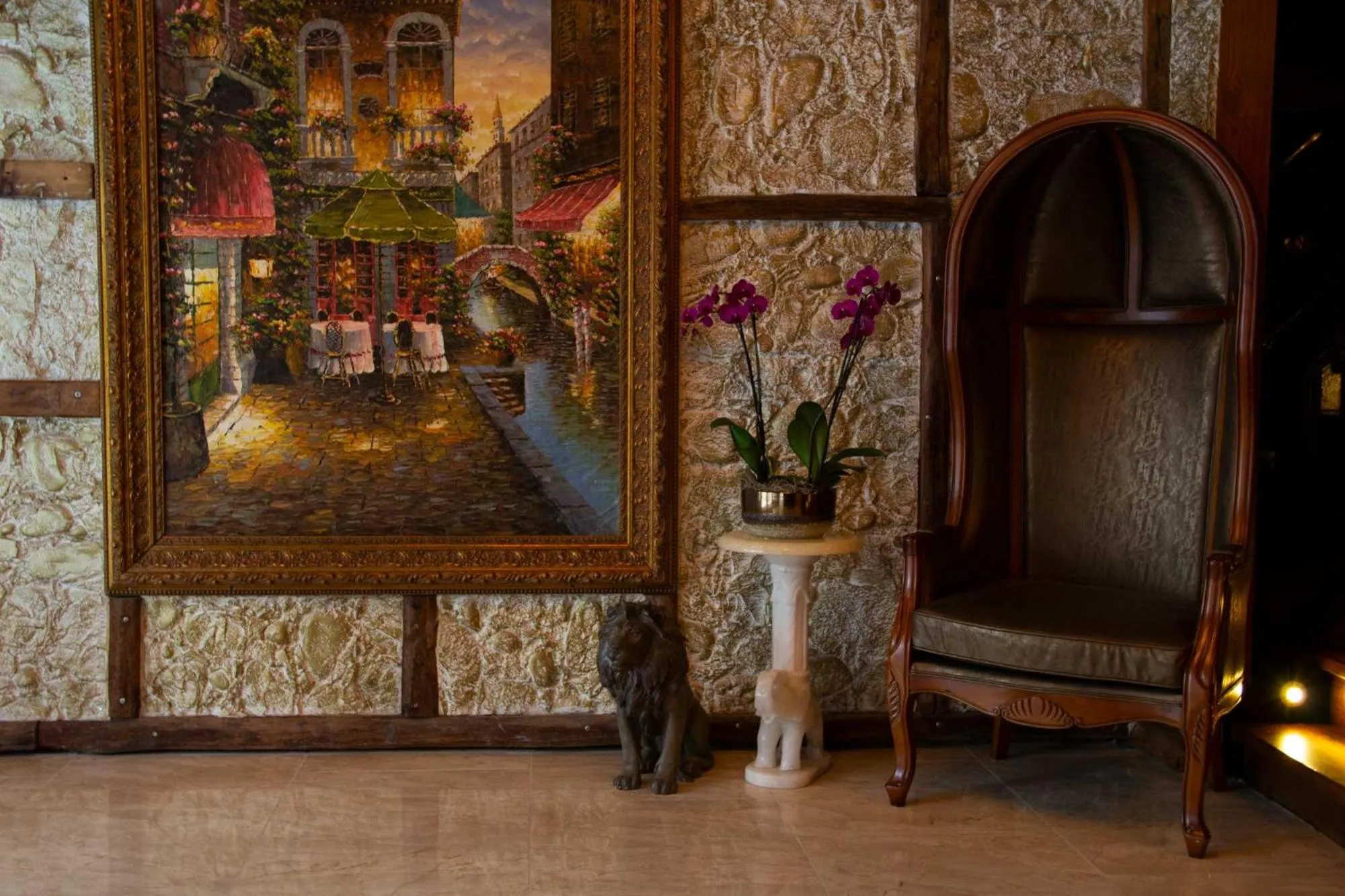 Lobby or reception in Hotel The Stamp