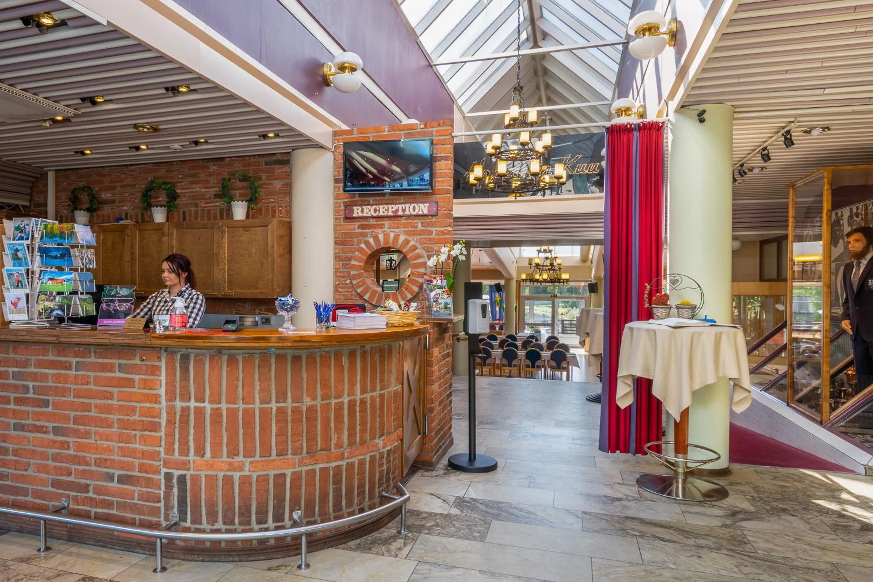 Lobby or reception in Hotel Kurikka