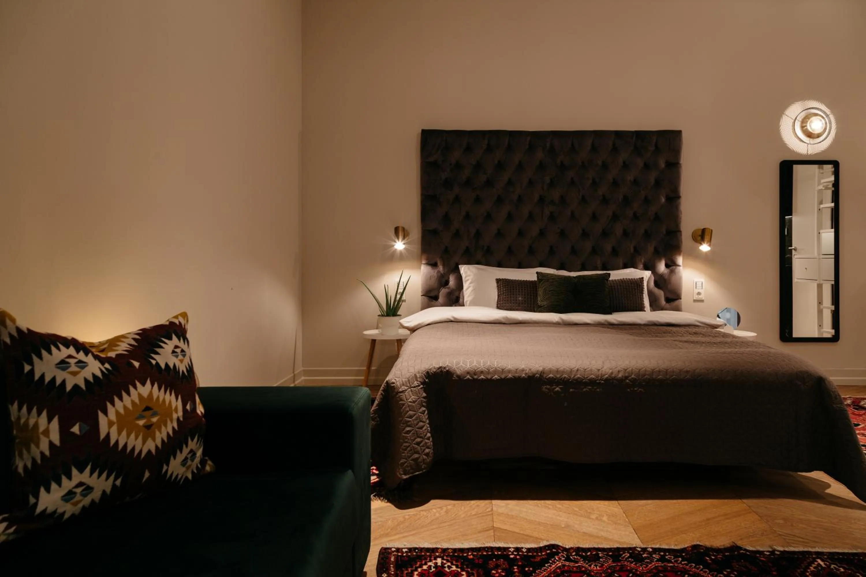 Bed in TG Hotel Apartments Budapest