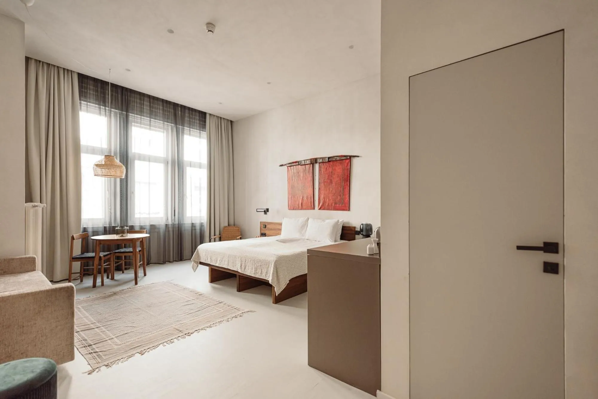 Seating area, Bed in TG Hotel Apartments Budapest