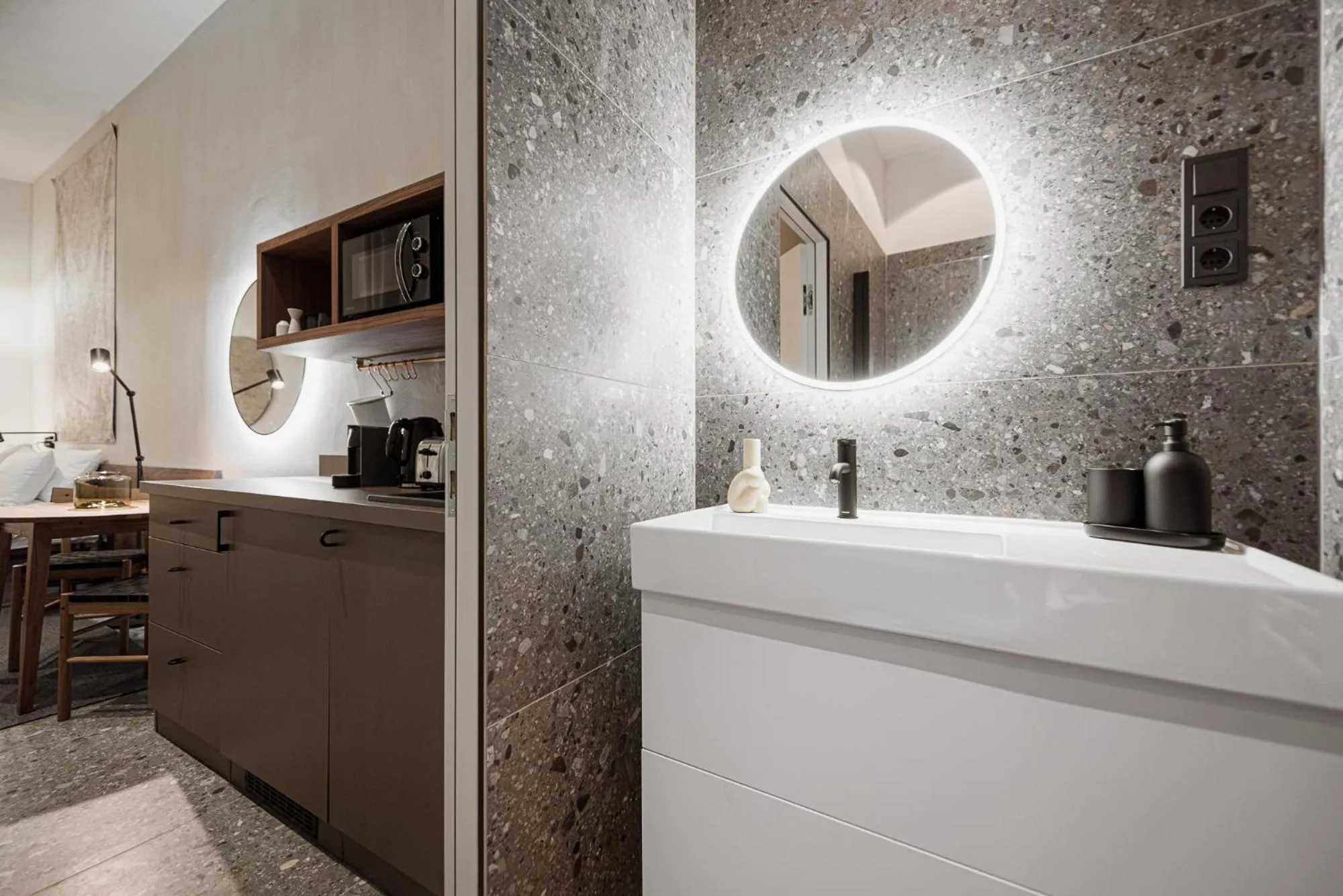 Bathroom in TG Hotel Apartments Budapest