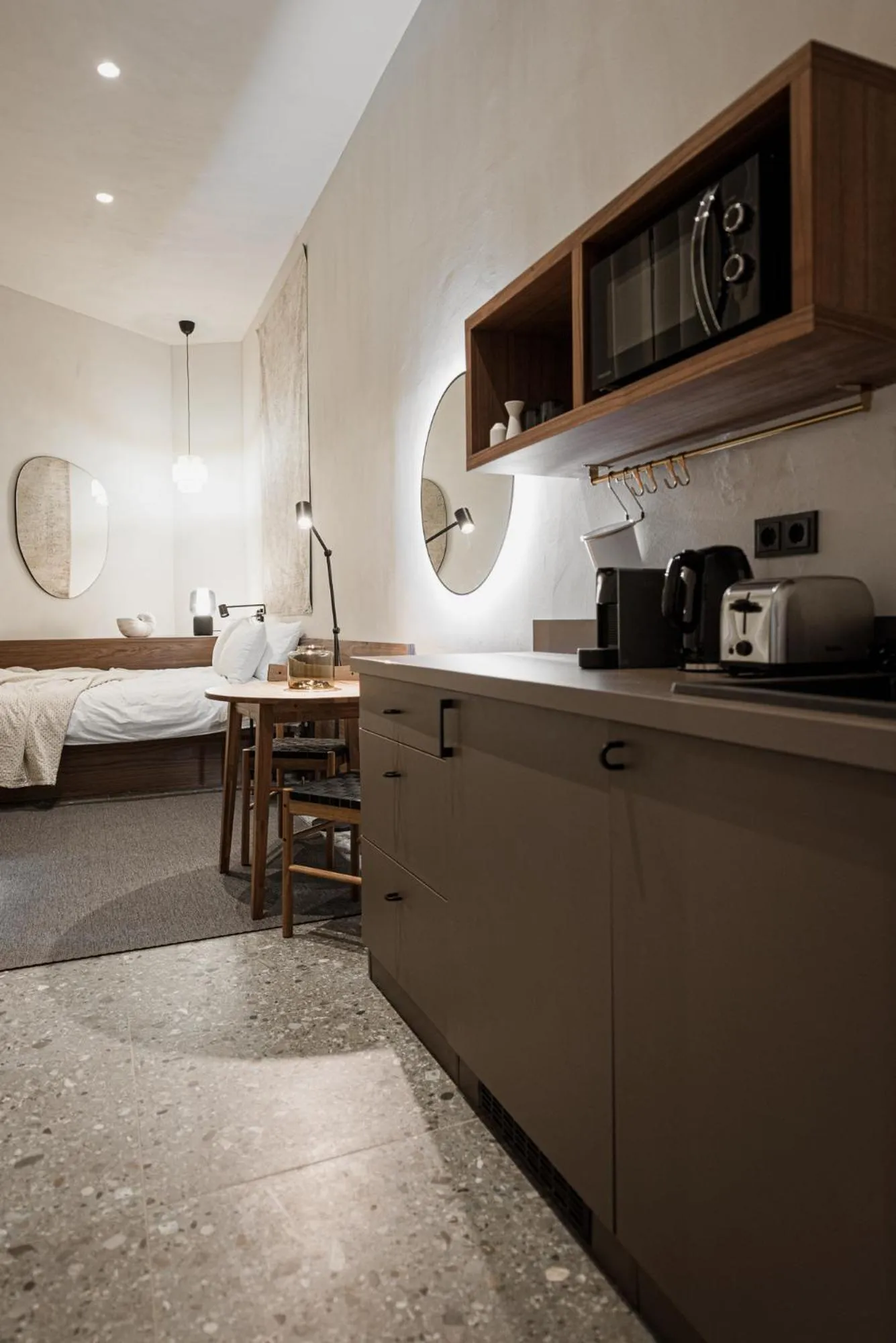 Kitchen or kitchenette in TG Hotel Apartments Budapest