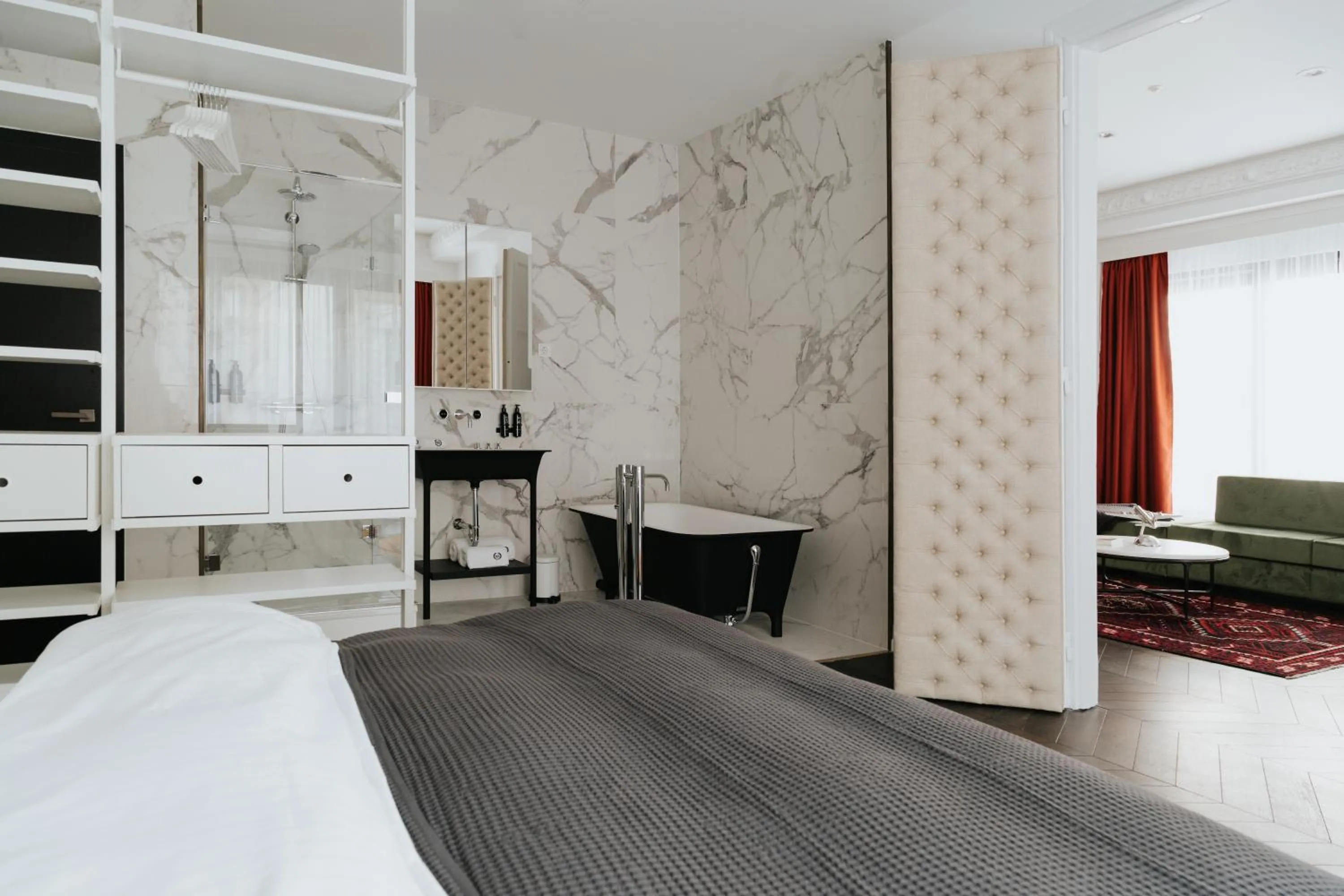 Bed in TG Hotel Apartments Budapest