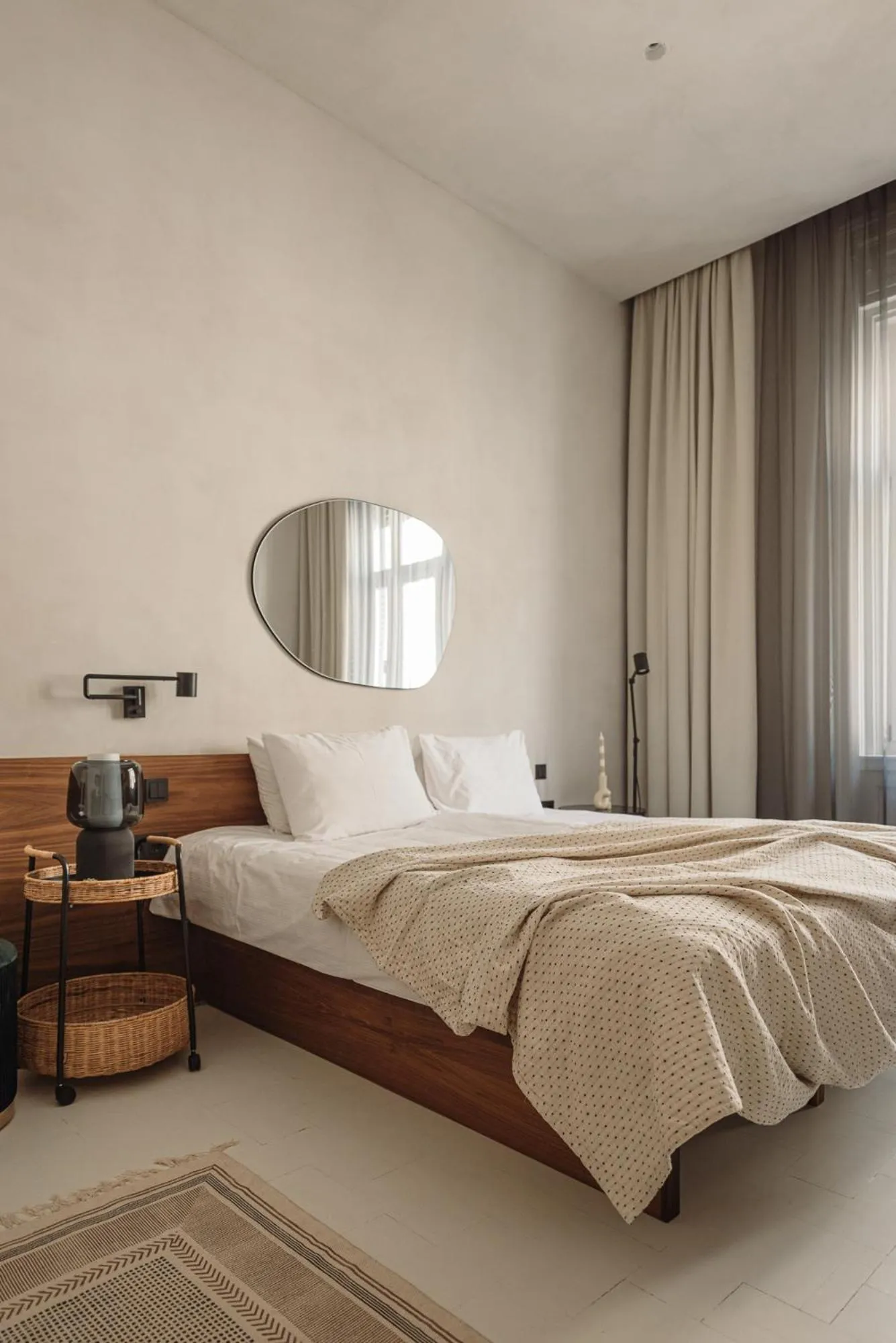 Bed in TG Hotel Apartments Budapest