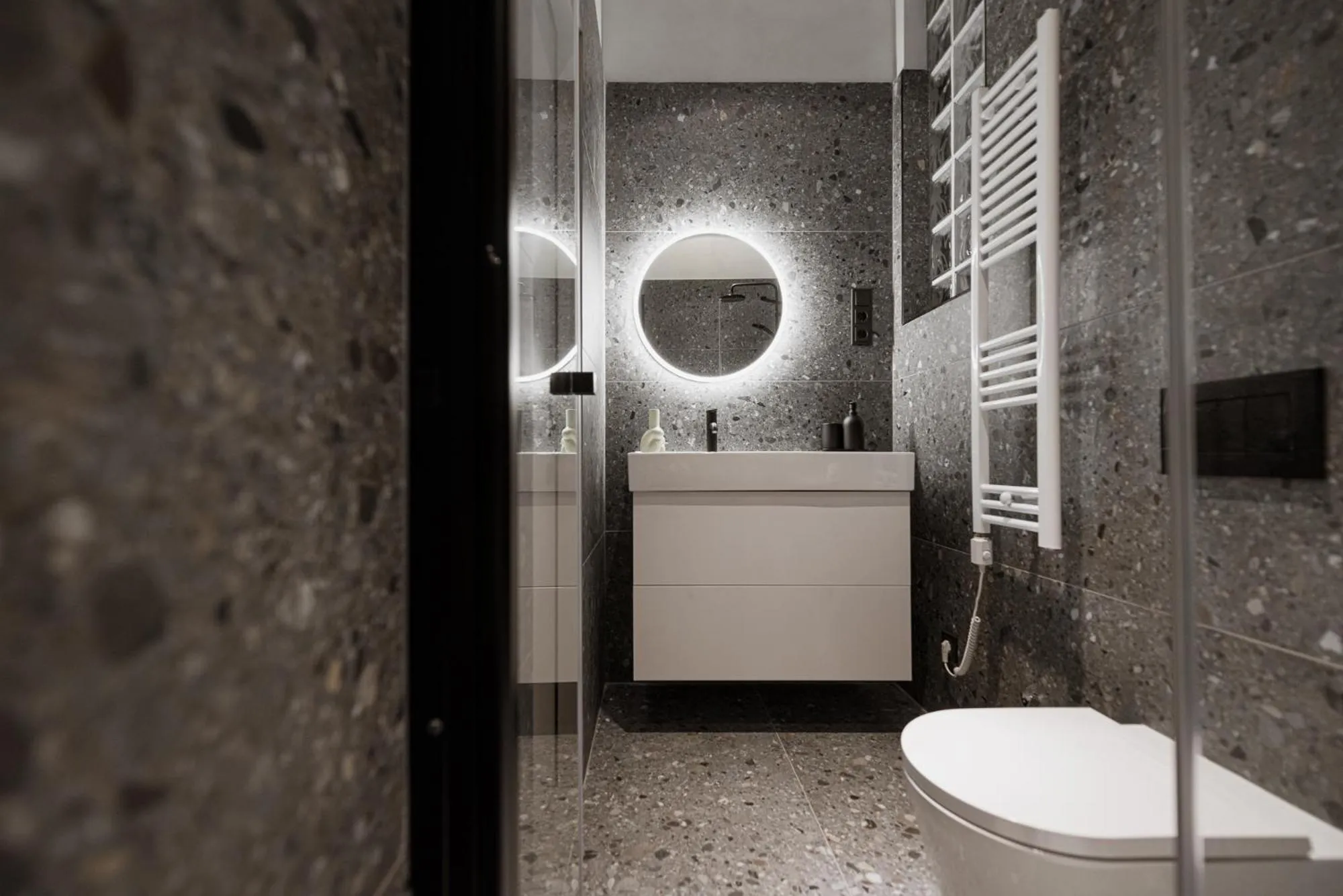 Bathroom in TG Hotel Apartments Budapest