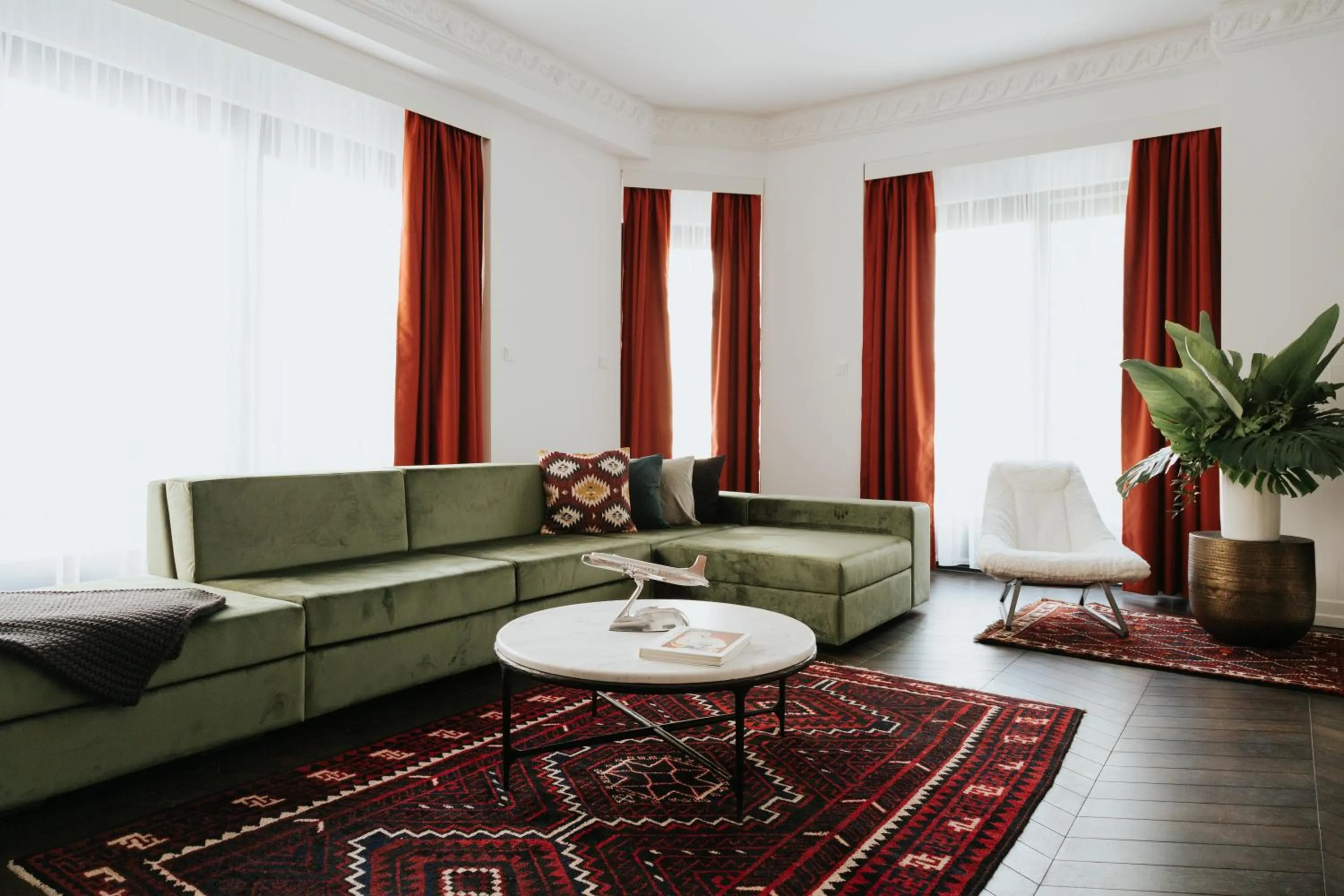 Living room in TG Hotel Apartments Budapest