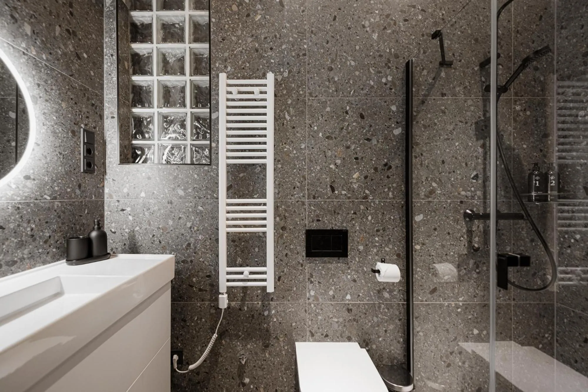 Bathroom in TG Hotel Apartments Budapest