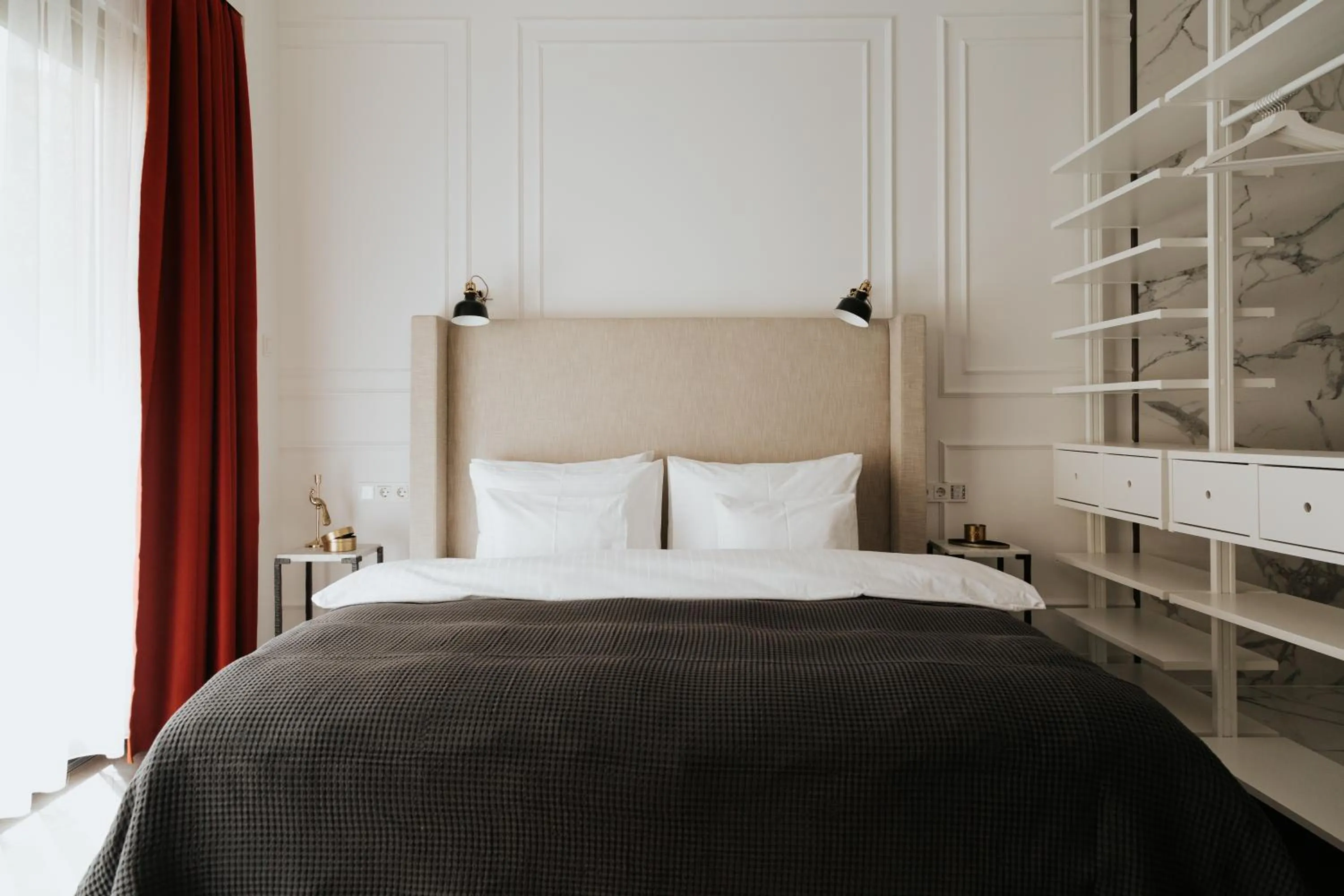 Bed in TG Hotel Apartments Budapest