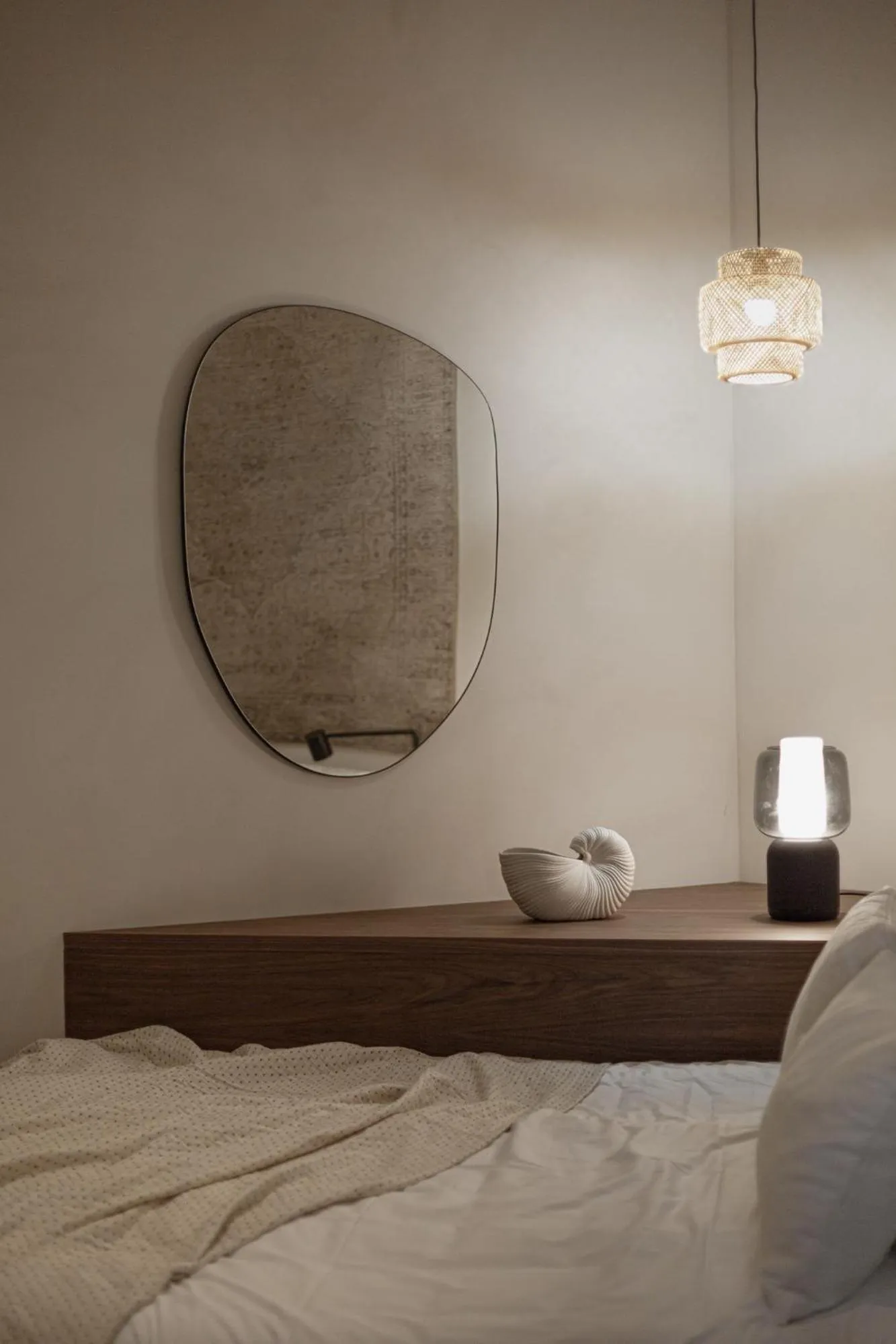 Decorative detail, Bed in TG Hotel Apartments Budapest