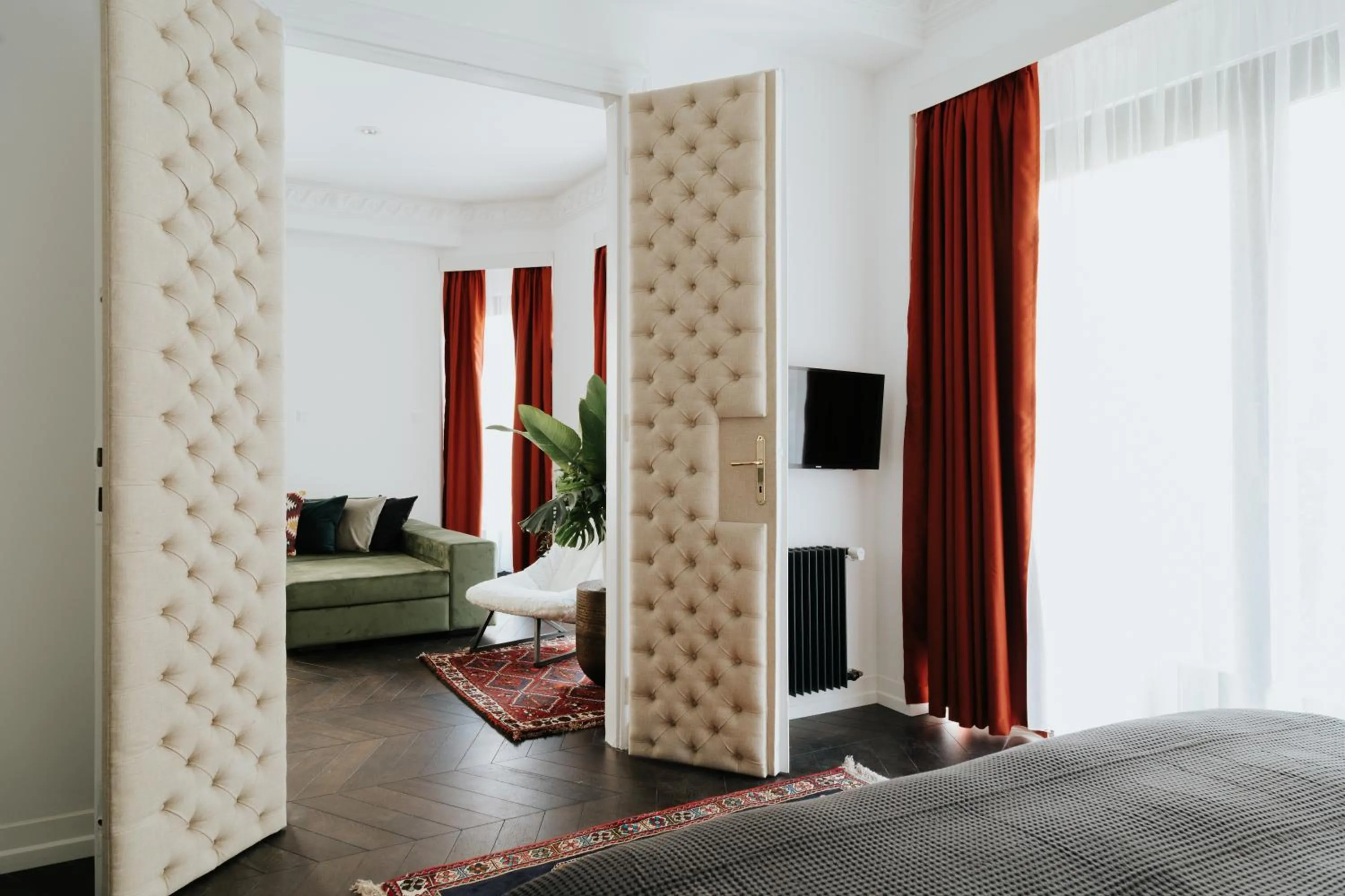 TV and multimedia, Bed in TG Hotel Apartments Budapest