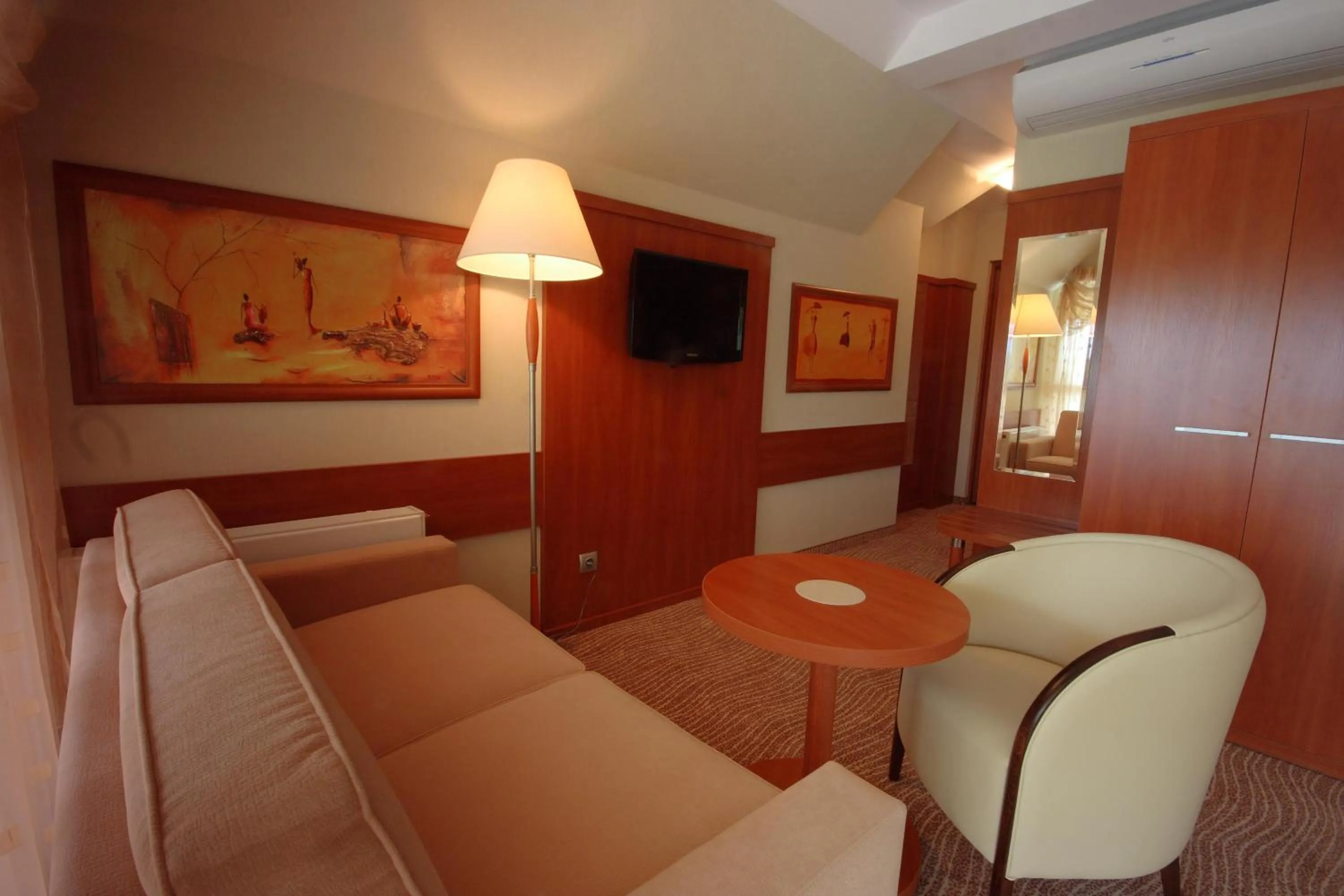 Seating area in Hotel Sahara