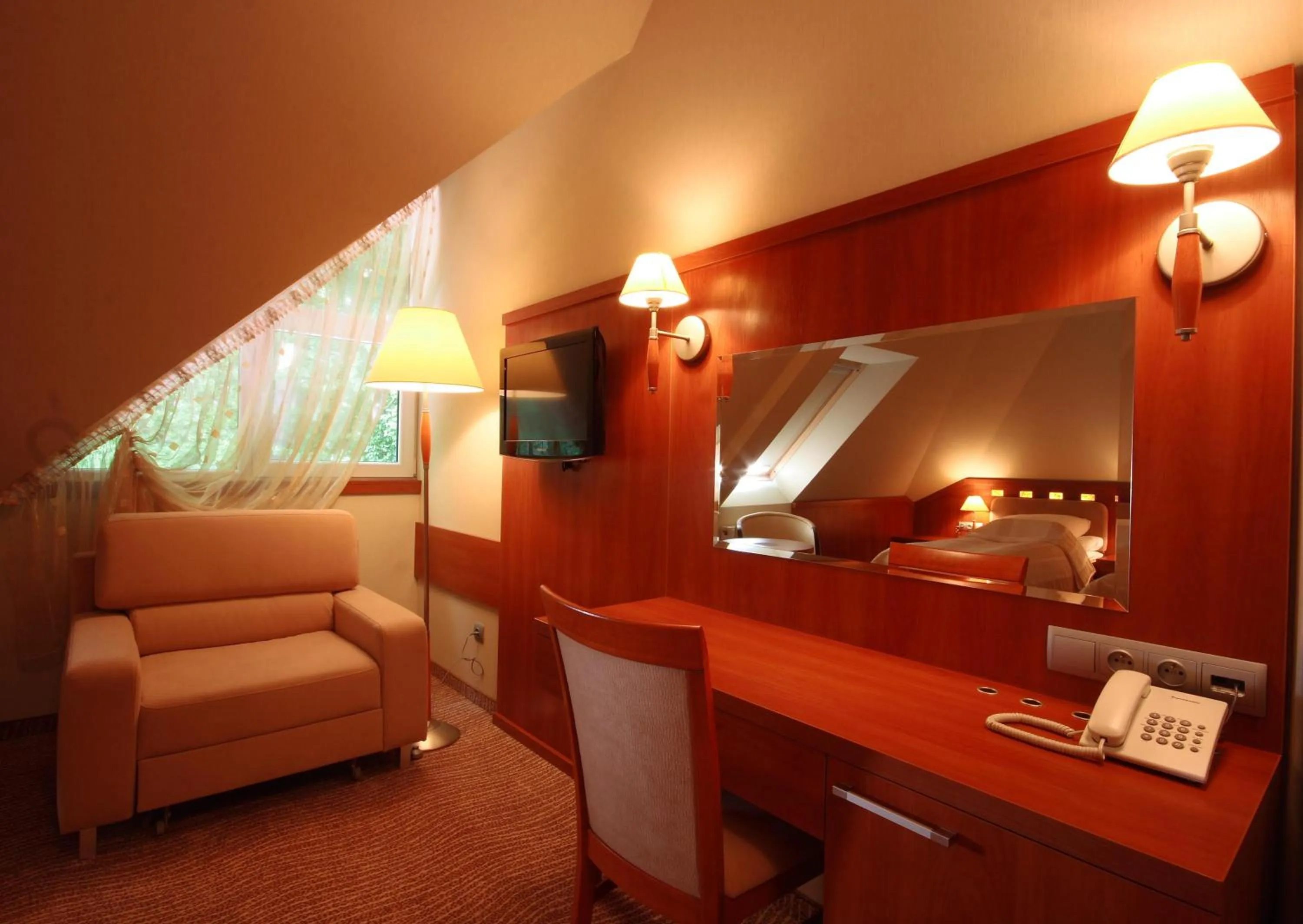 Seating area in Hotel Sahara