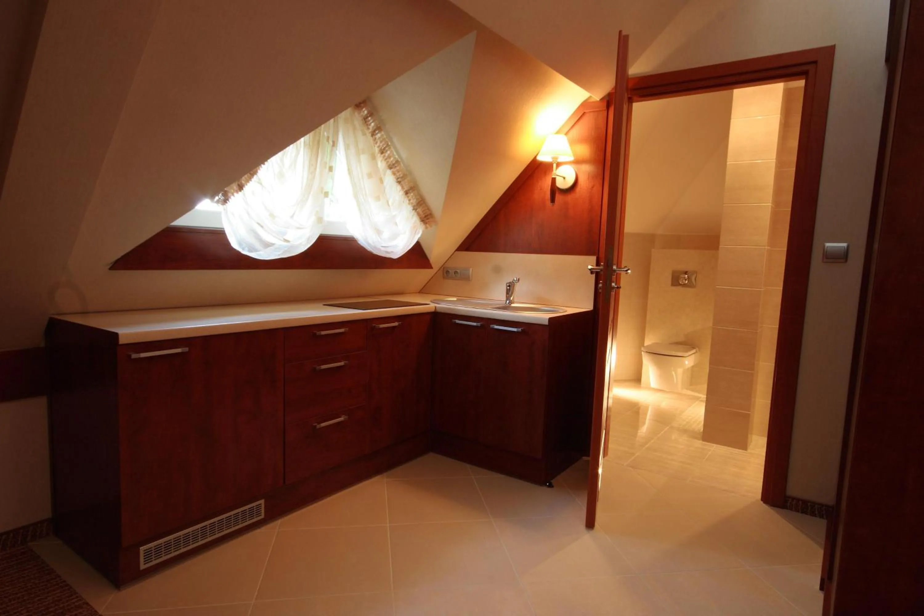 Kitchen or kitchenette in Hotel Sahara