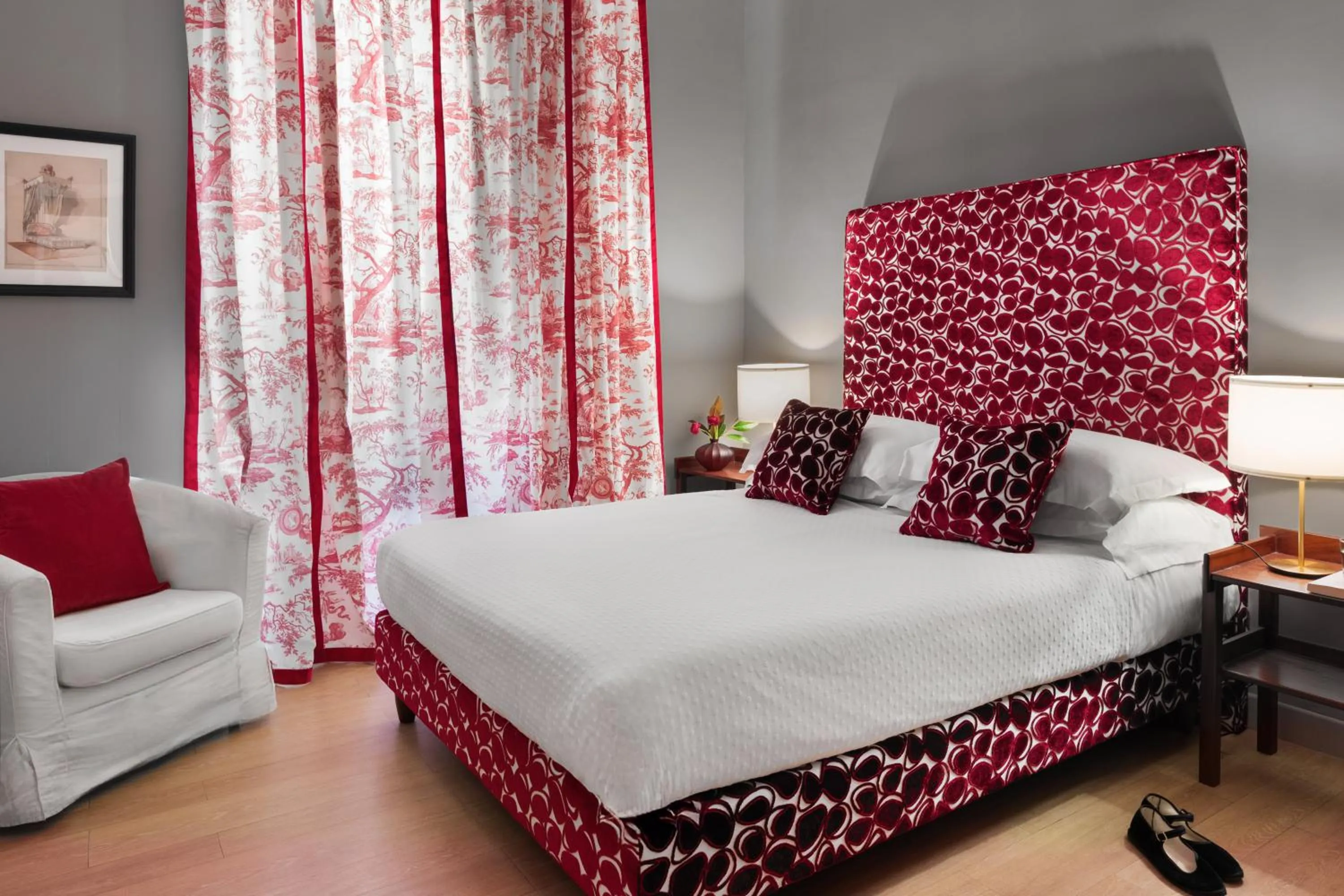 Bedroom, Bed in Palazzo Branchi