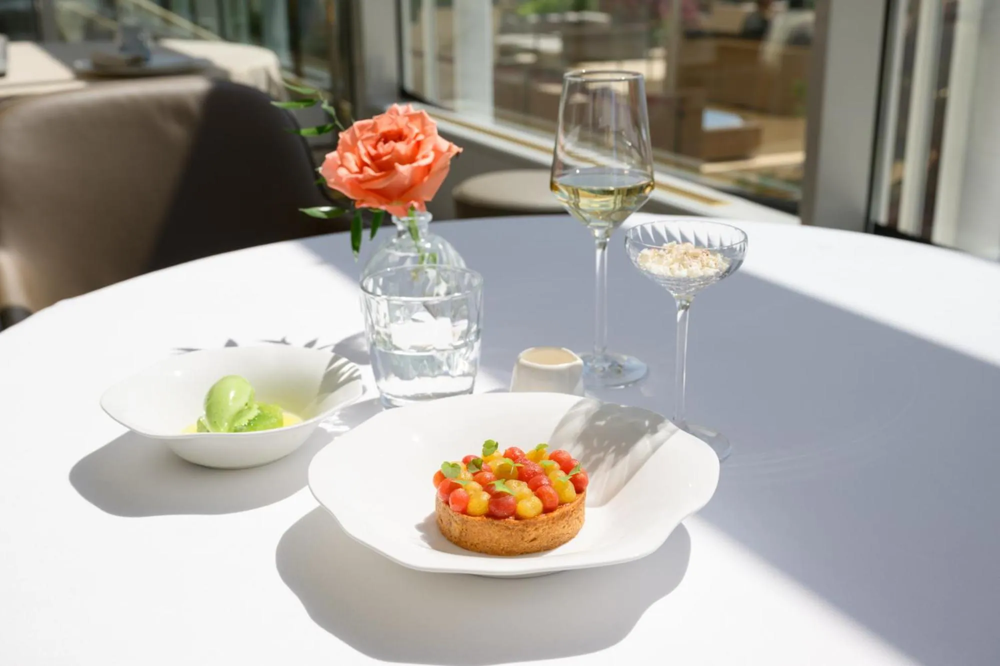 Food in Le Mirador Resort & Spa