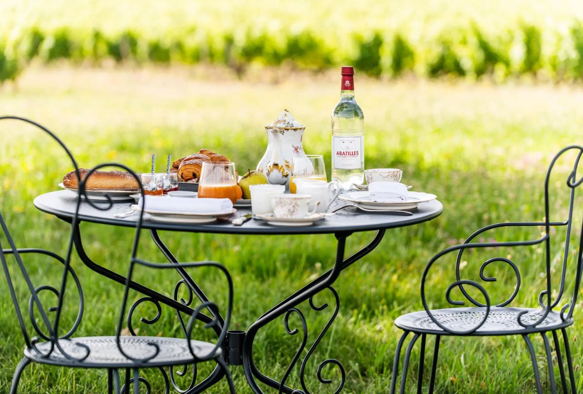 Food and drinks in Château Sigalas Rabaud