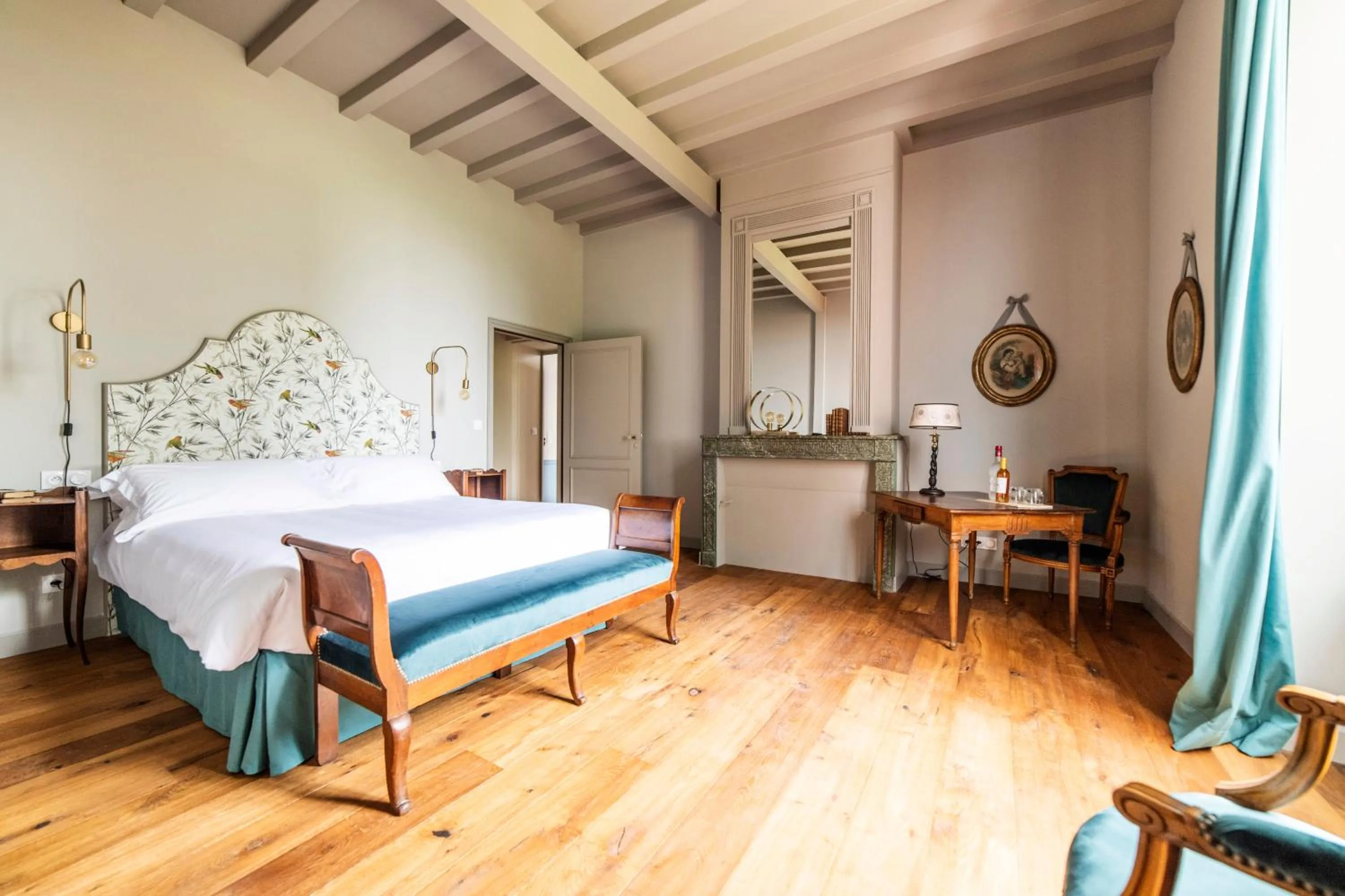 Bed in Château Sigalas Rabaud