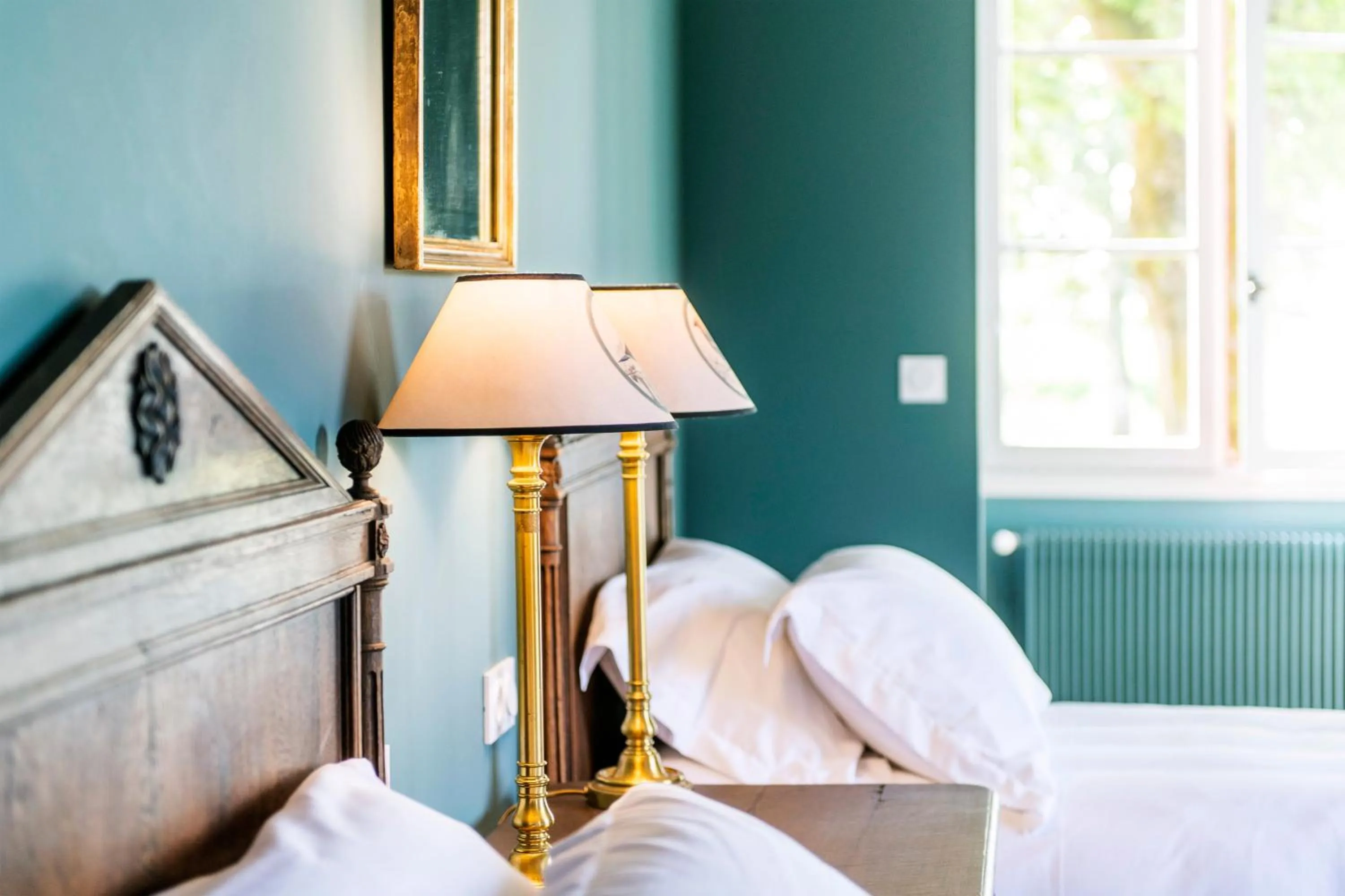 Bed in Château Sigalas Rabaud