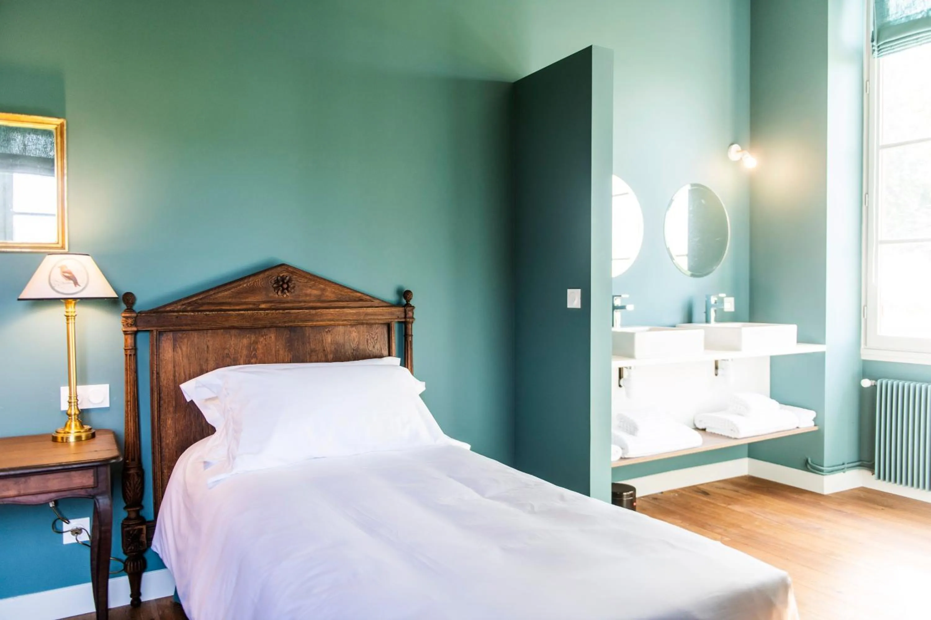 Bed in Château Sigalas Rabaud