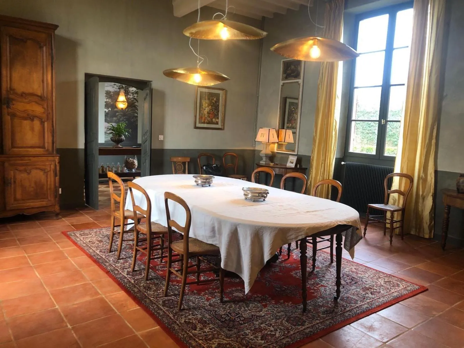 Dining area in Château Sigalas Rabaud