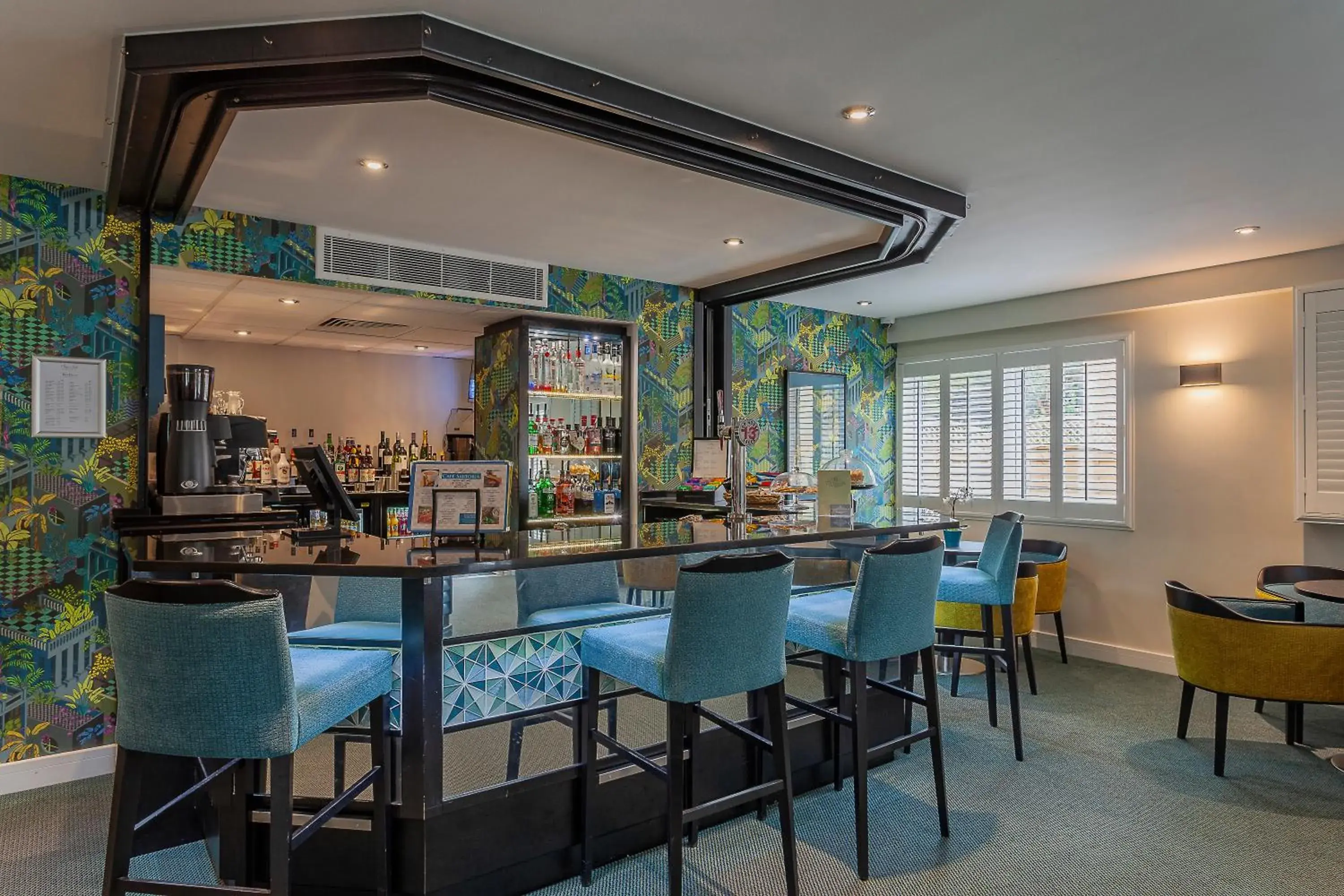 Lounge or bar in Orsett Hall Lounge or bar in Orsett Hall