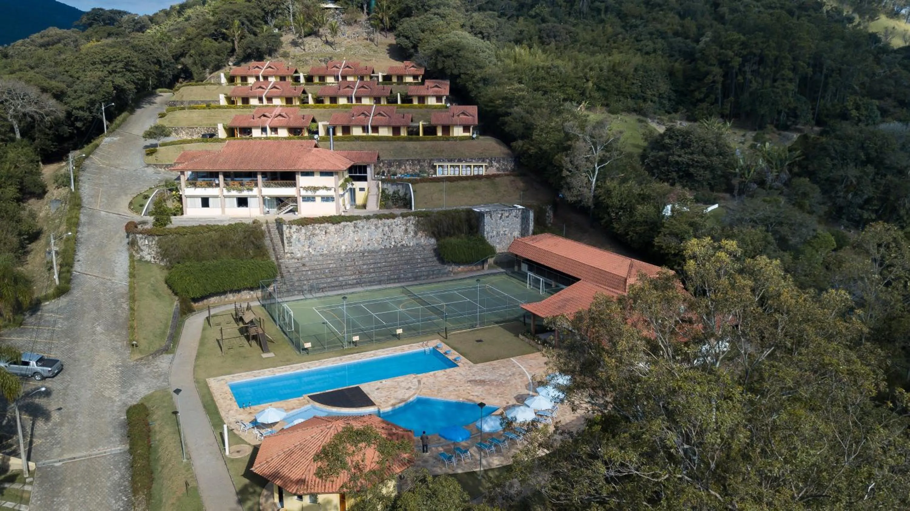 Bird's eye view in Refugio do Saci Hotel