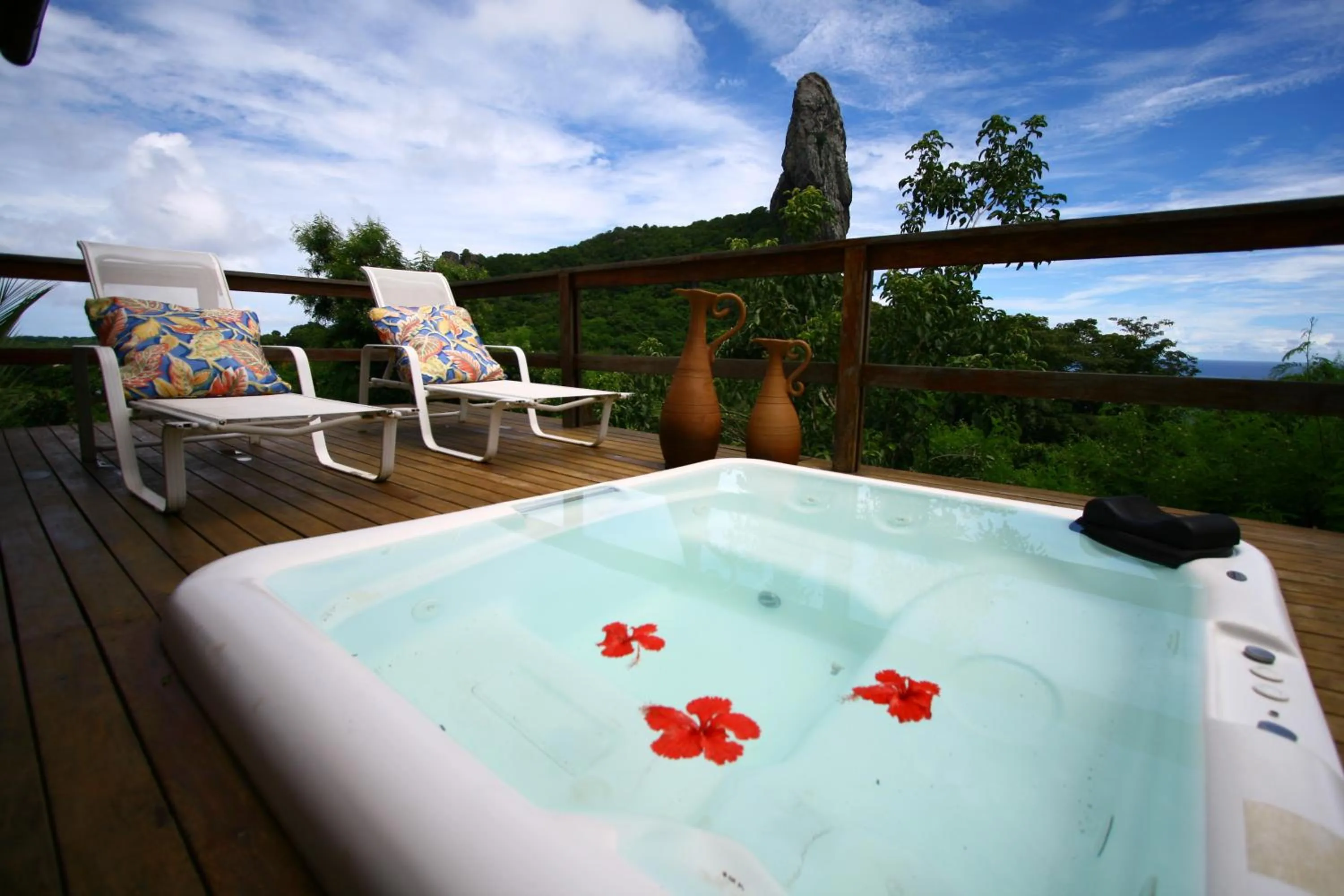 Hot Tub in Pousada Zé Maria