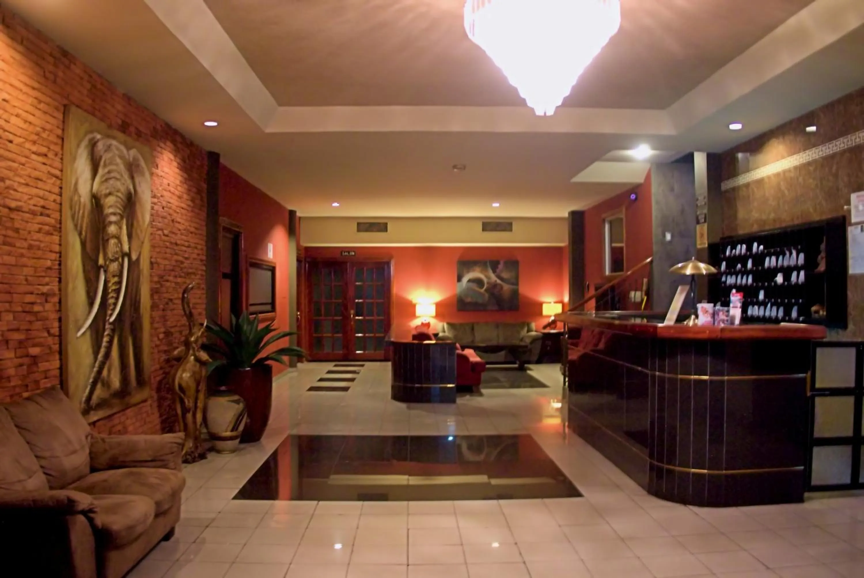 Lobby or reception in Hotel Castilla