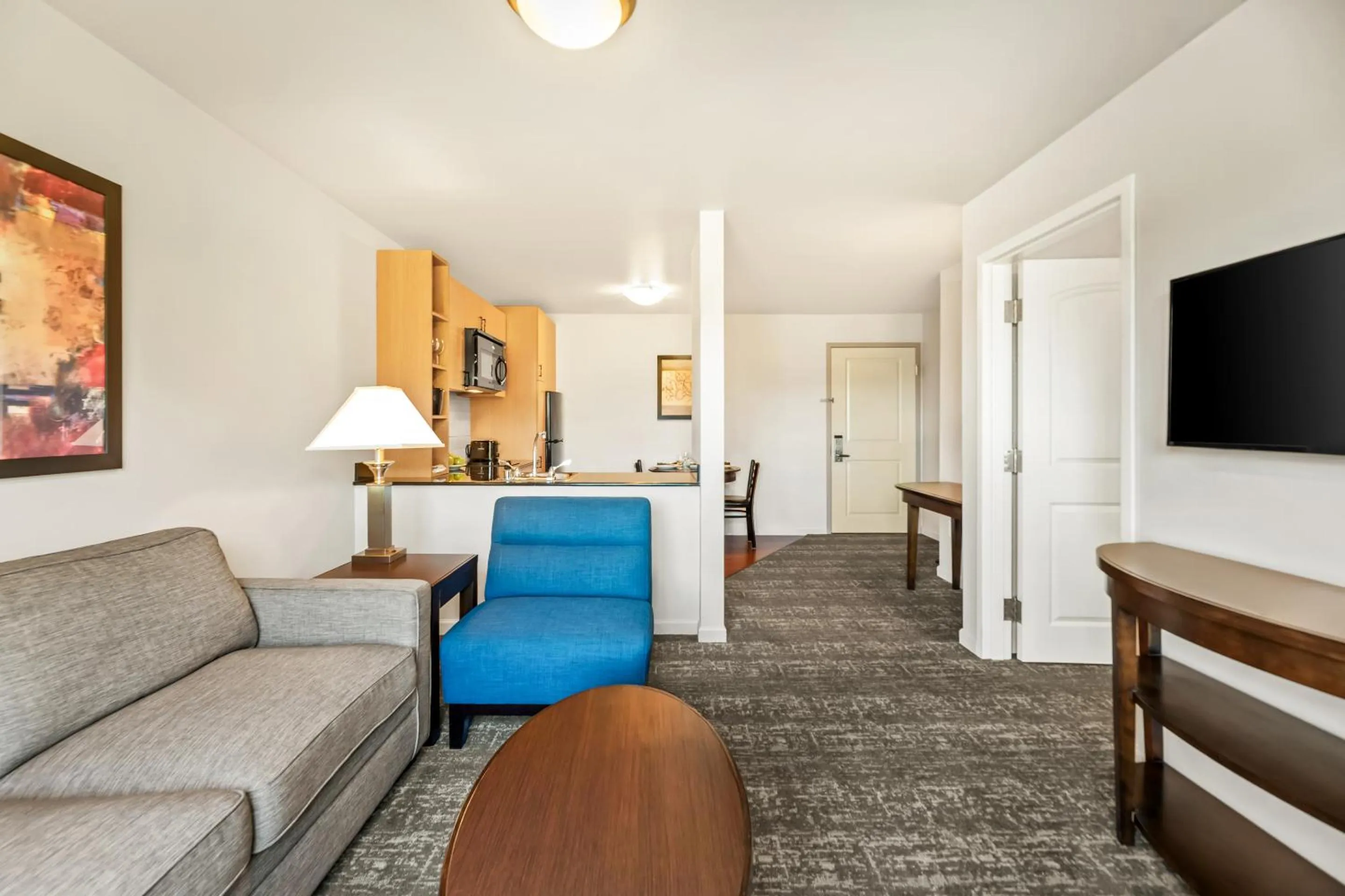 Living room in Ledgestone Suites Hotel Yakima