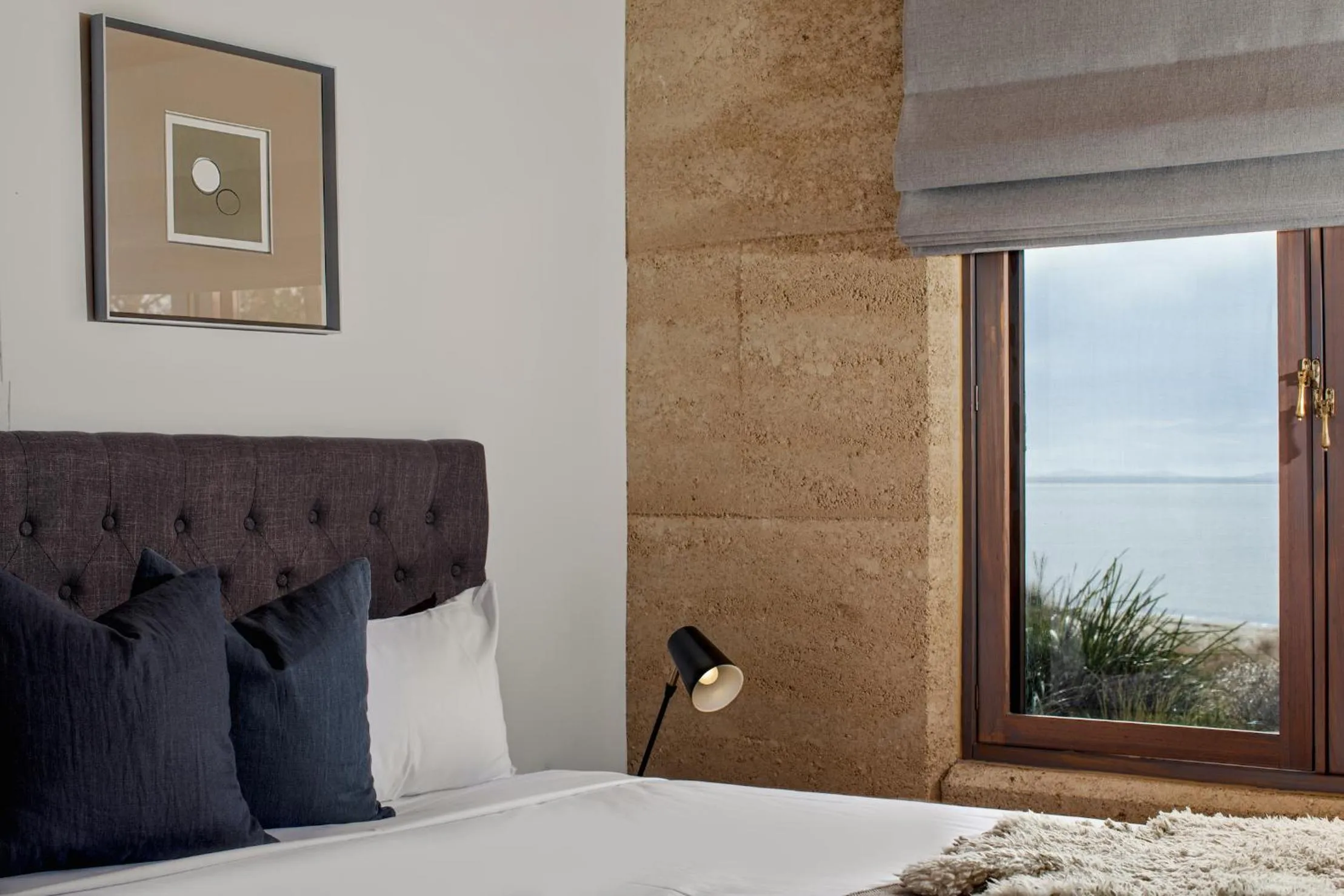 Bed in Piermont Retreat