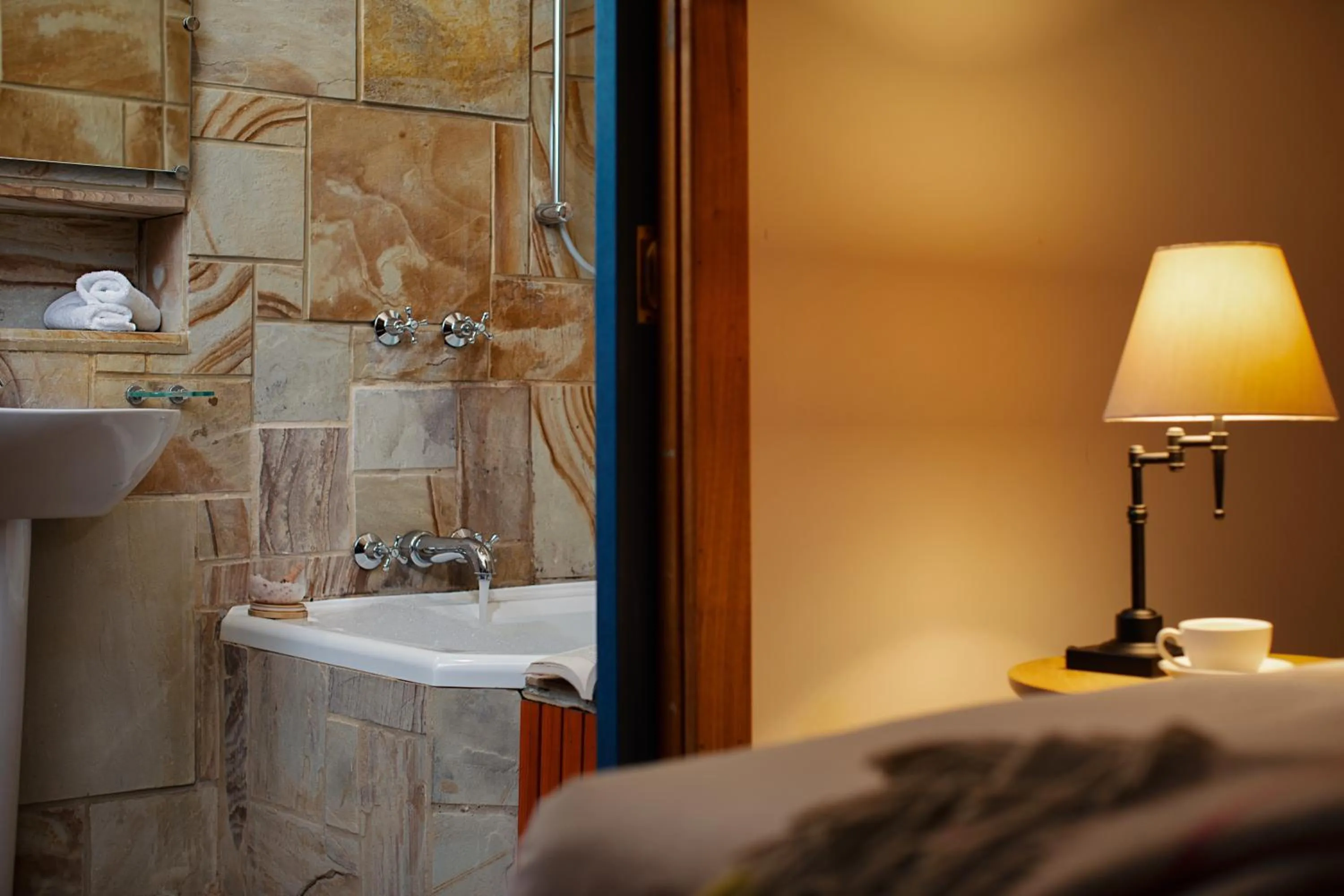 Bed in Piermont Retreat