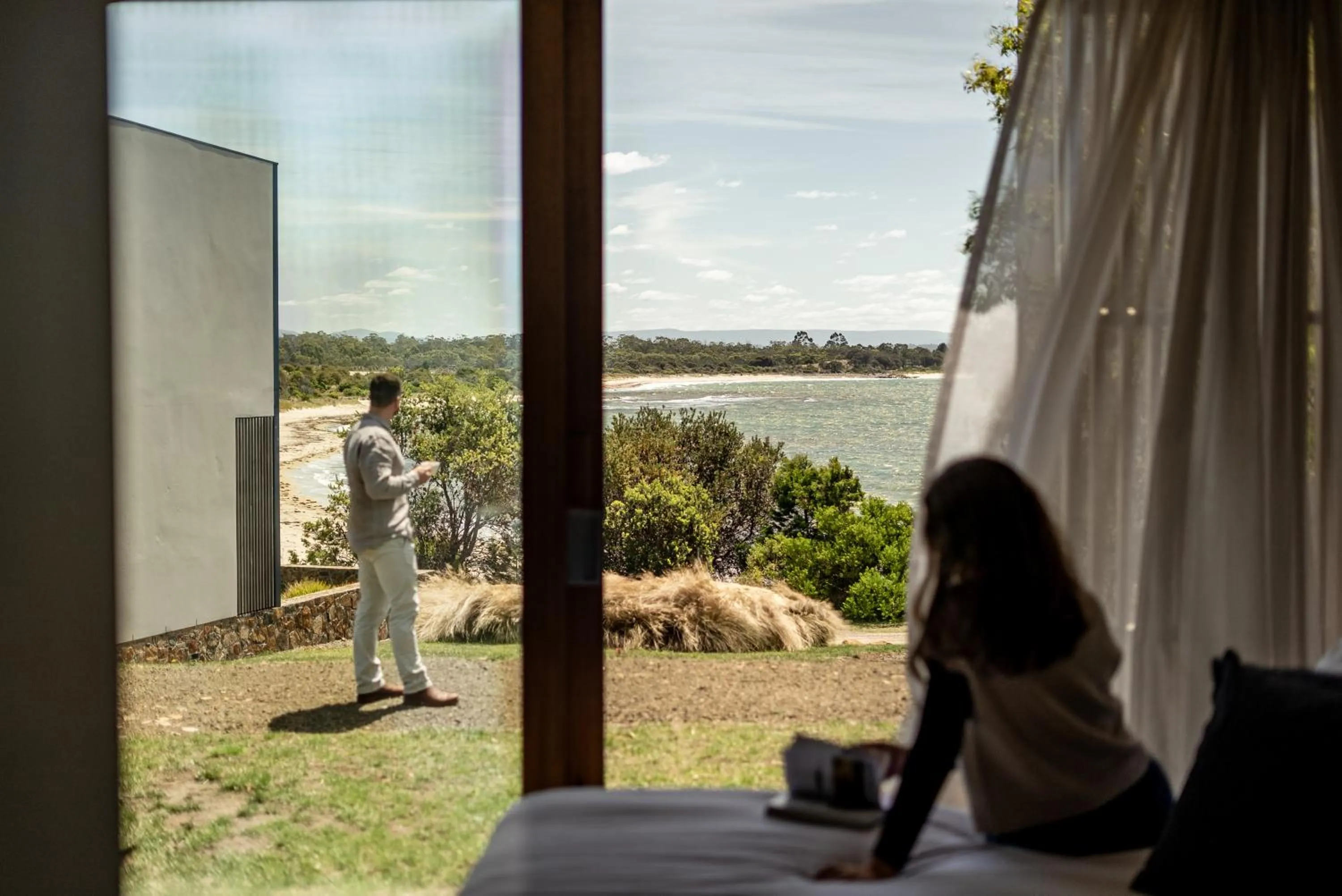 Natural landscape in Piermont Retreat